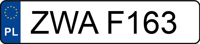 Numer rejestracyjny ZWA F163 posiada FSC-STARACHOWICE STAR 266 GBAM 3/16 - ZWAF163