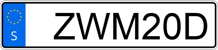 Numer rejestracyjny ZWM20D posiada BMW X3 M40I Numer rejestracyjny ZWM20D posiada BMW X3 M40I