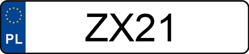 Numer rejestracyjny ZX 21 posiada CADILLAC DE VILLE - ZX21