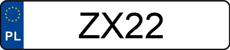 Numer rejestracyjny ZX 22 posiada CADILLAC DE VILLE - ZX22