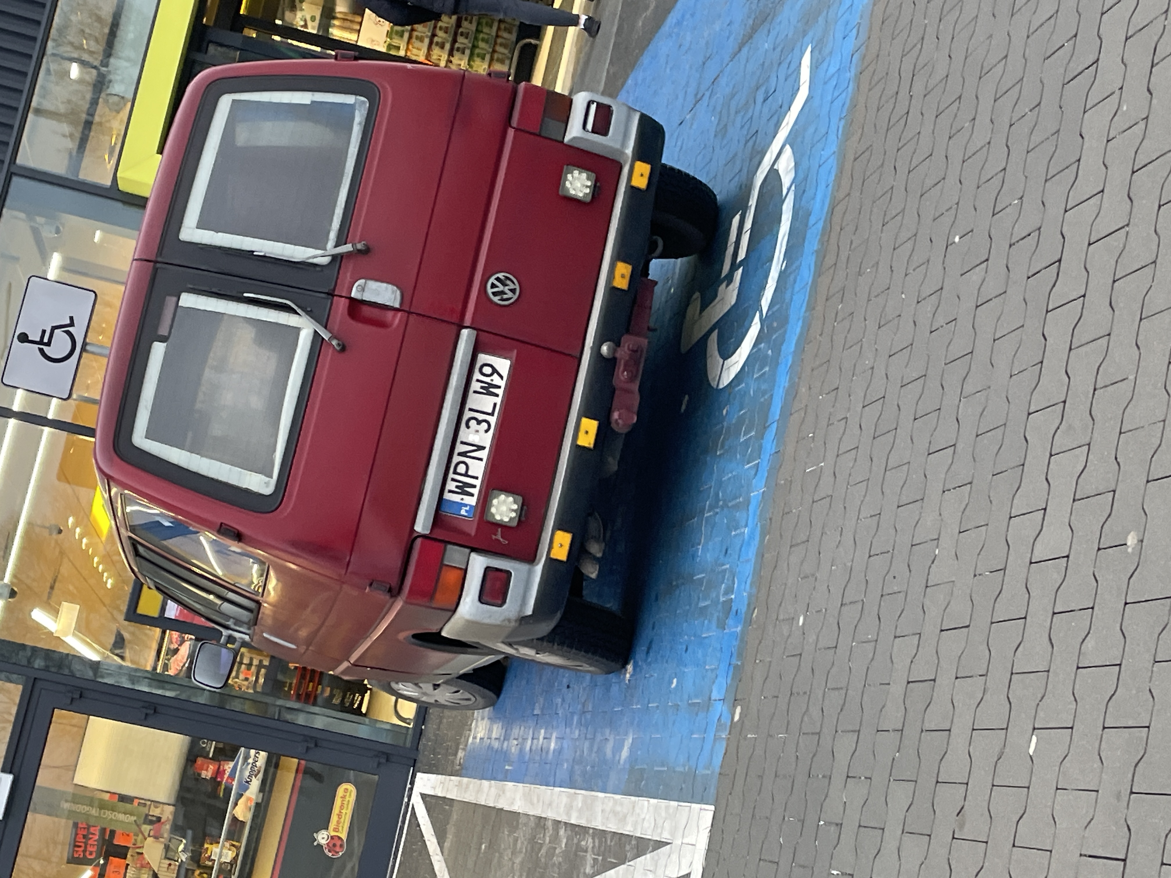 Parkeringsmester i et kjøretøy med WPN3LW9 tall