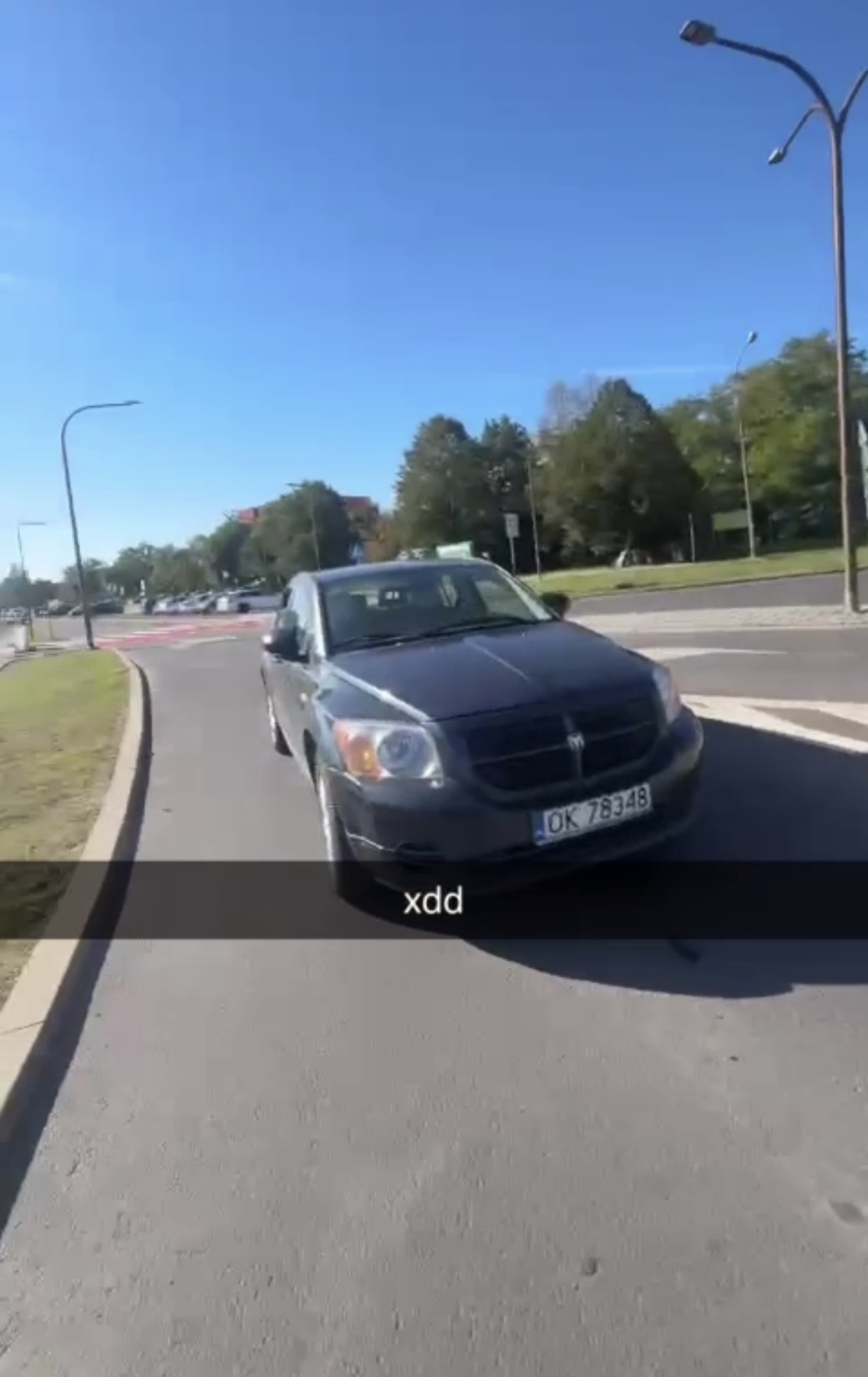 Vägpirat i ett fordon med registreringsnummer OK78348