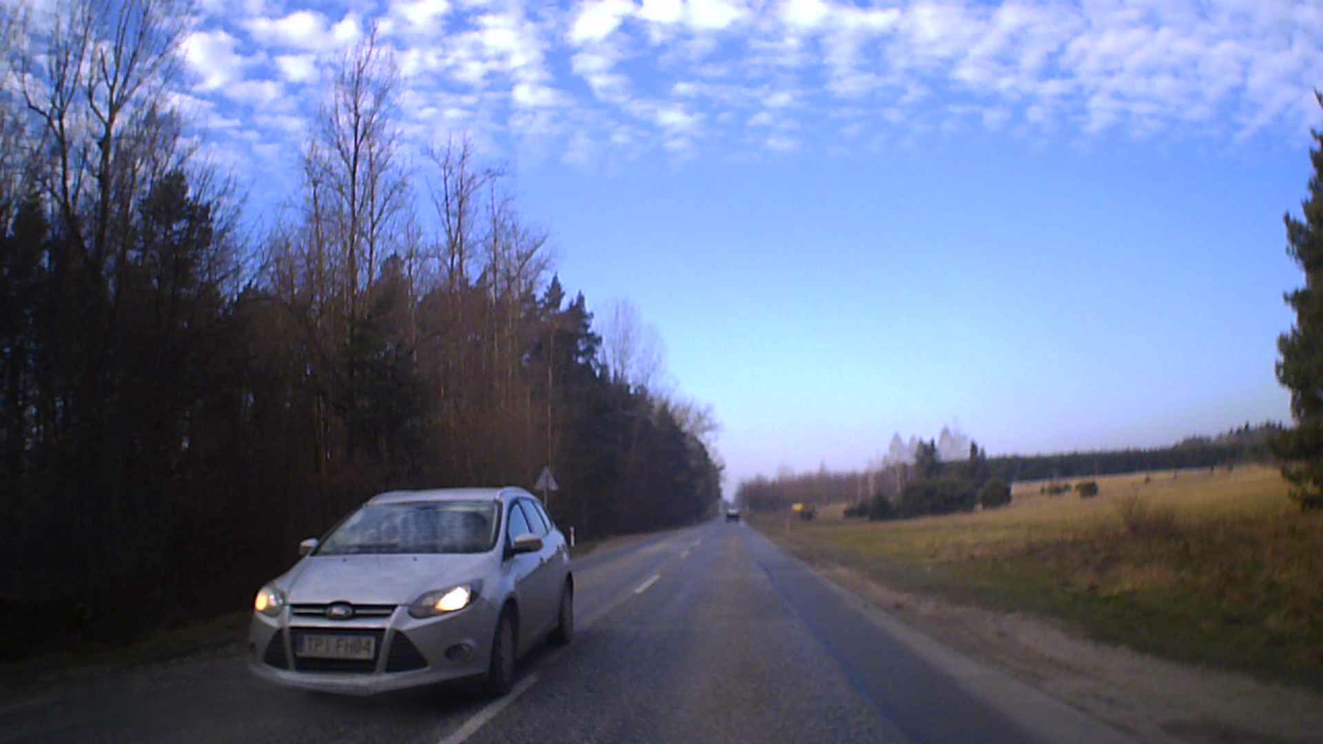 Pirata della strada in un veicolo con numero di targa TPIFH04