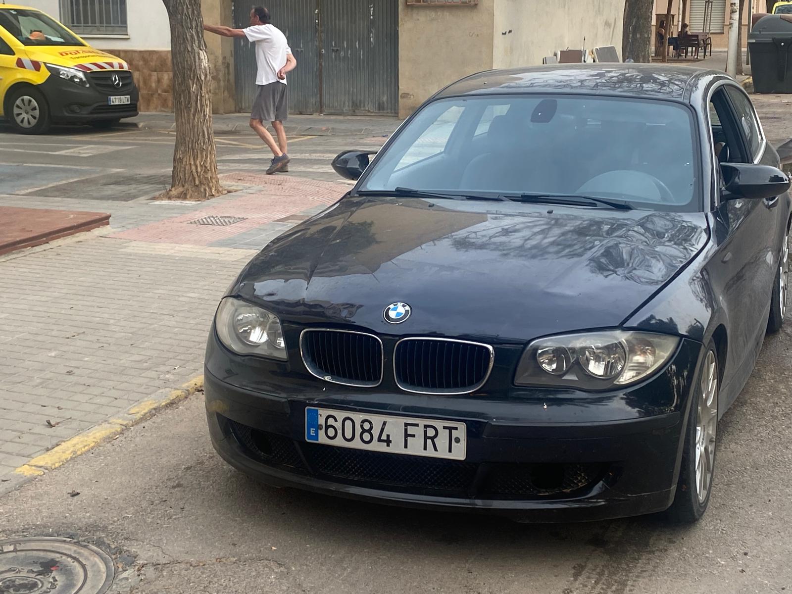 Pirate de la route dans un véhicule immatriculé 6084FRT