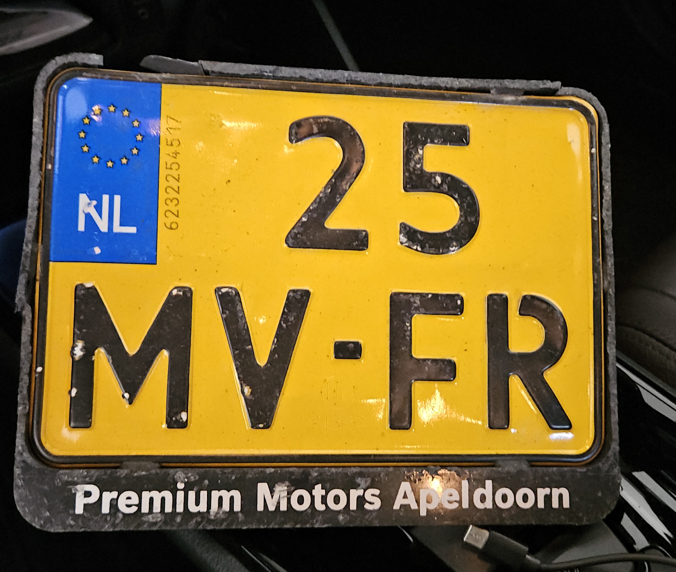 Número de matrícula 25MVFR encontrados