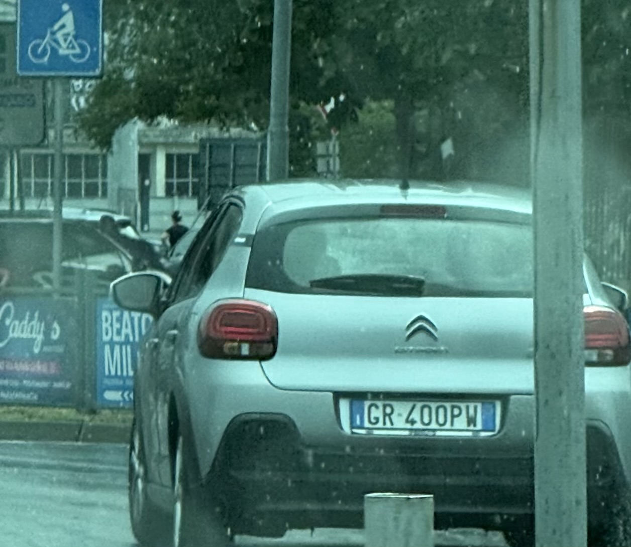 Mentre guidavo, ho visto una ragazza al volante di questa auto, era molto bella, come Monica Bellucci, ...