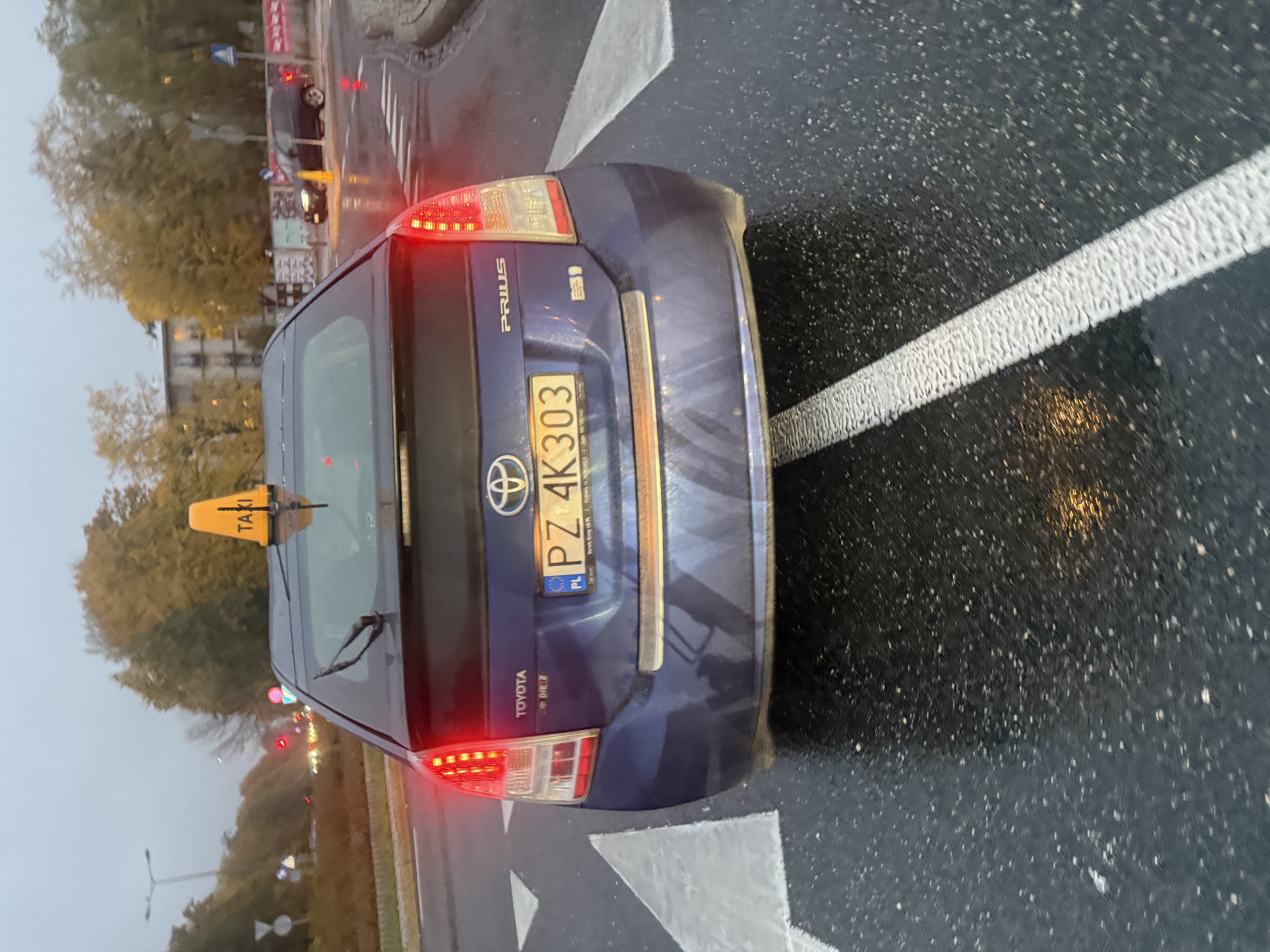 Pirate de la route dans un véhicule immatriculé PZ4K303