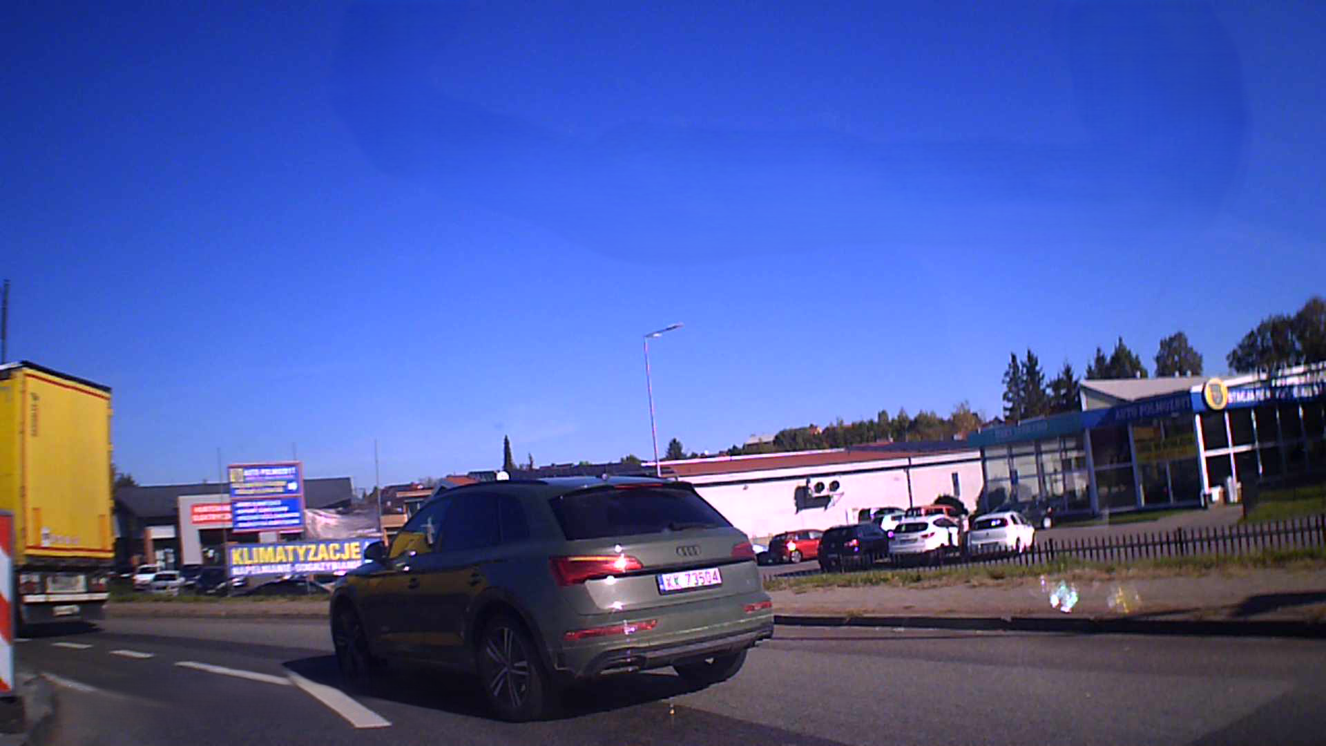 Vejpirat i et køretøj med registreringsnumre KK73504