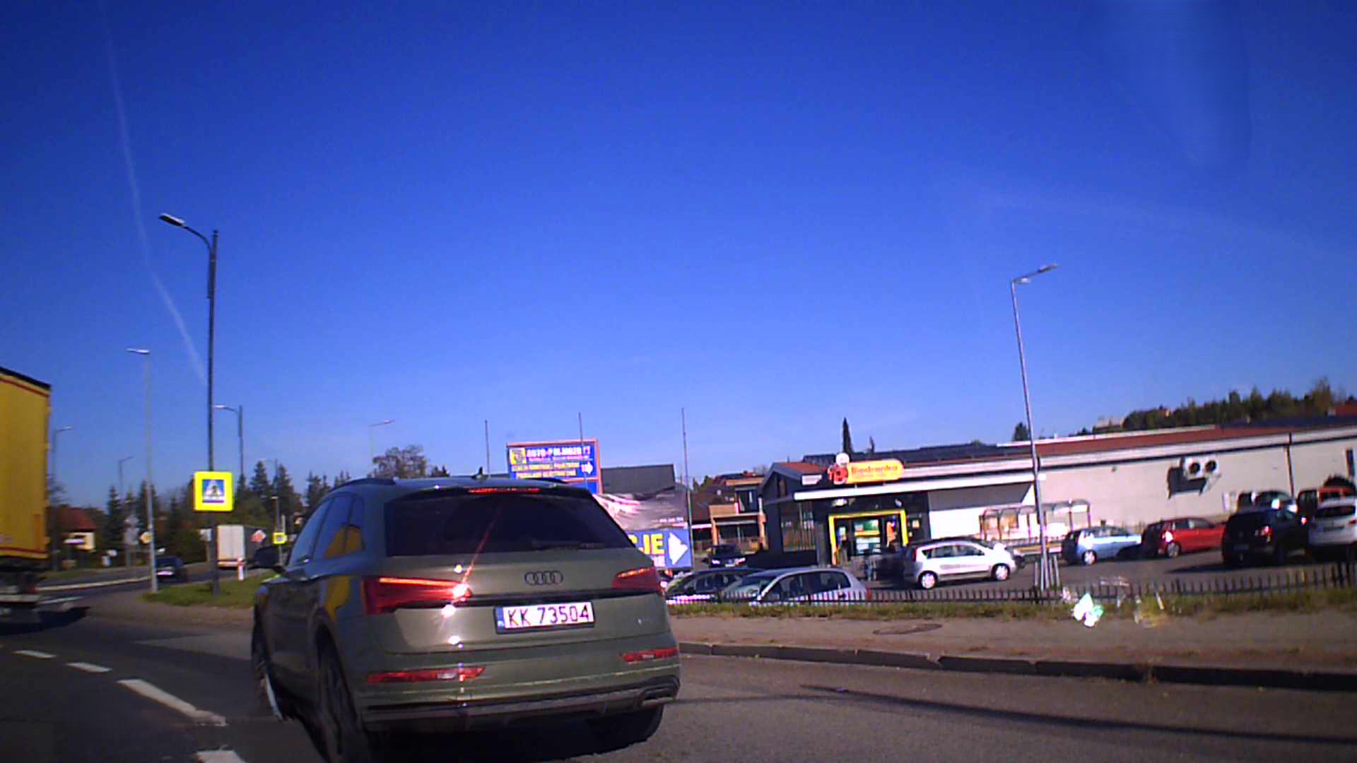 Road rage by vehicle with registration numbers KK73504