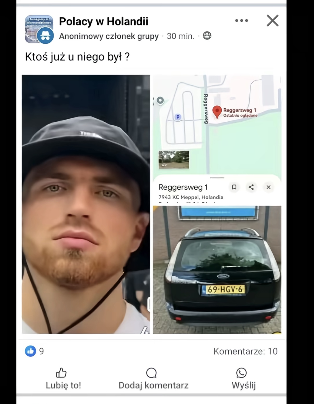 Numer rejestracyjny 69HGV6 posiada FORD FOCUS