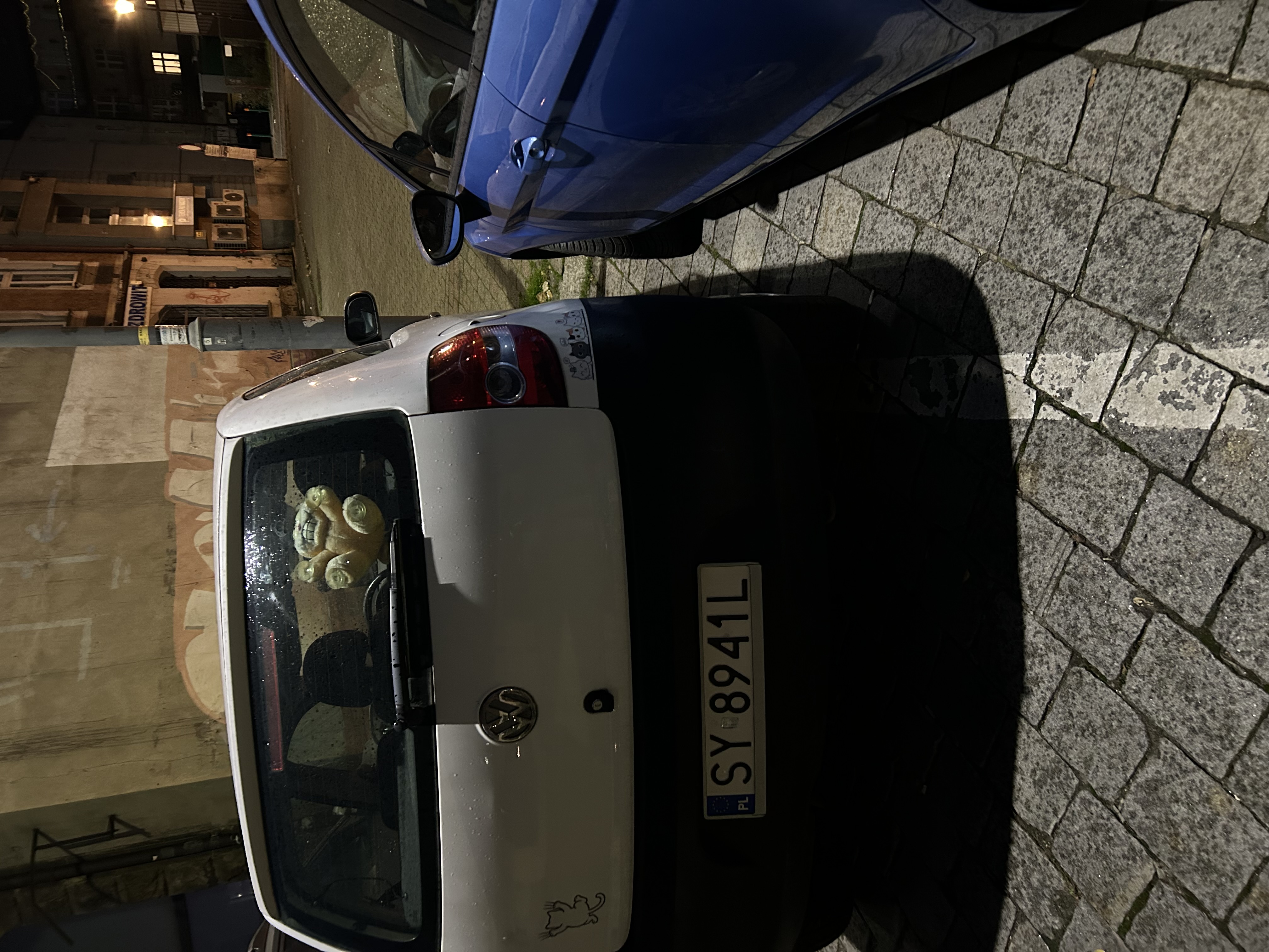 Parking Master en un vehículo con números SY8941L
