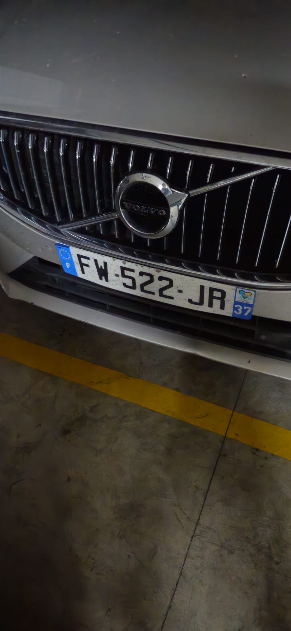 Parking Master i ett fordon med FW522JR-nummer