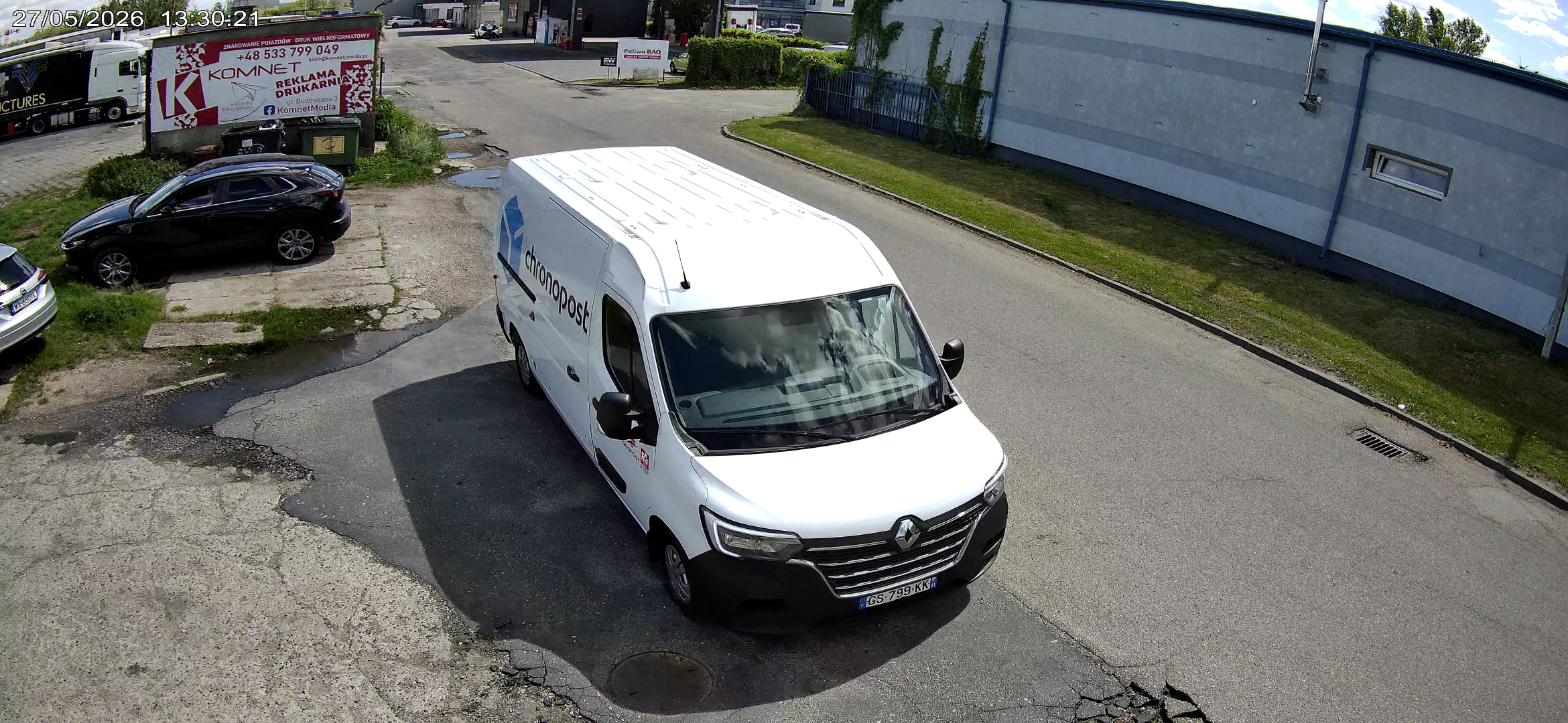 Pirata de carretera en un vehículo con matrícula GS799KK