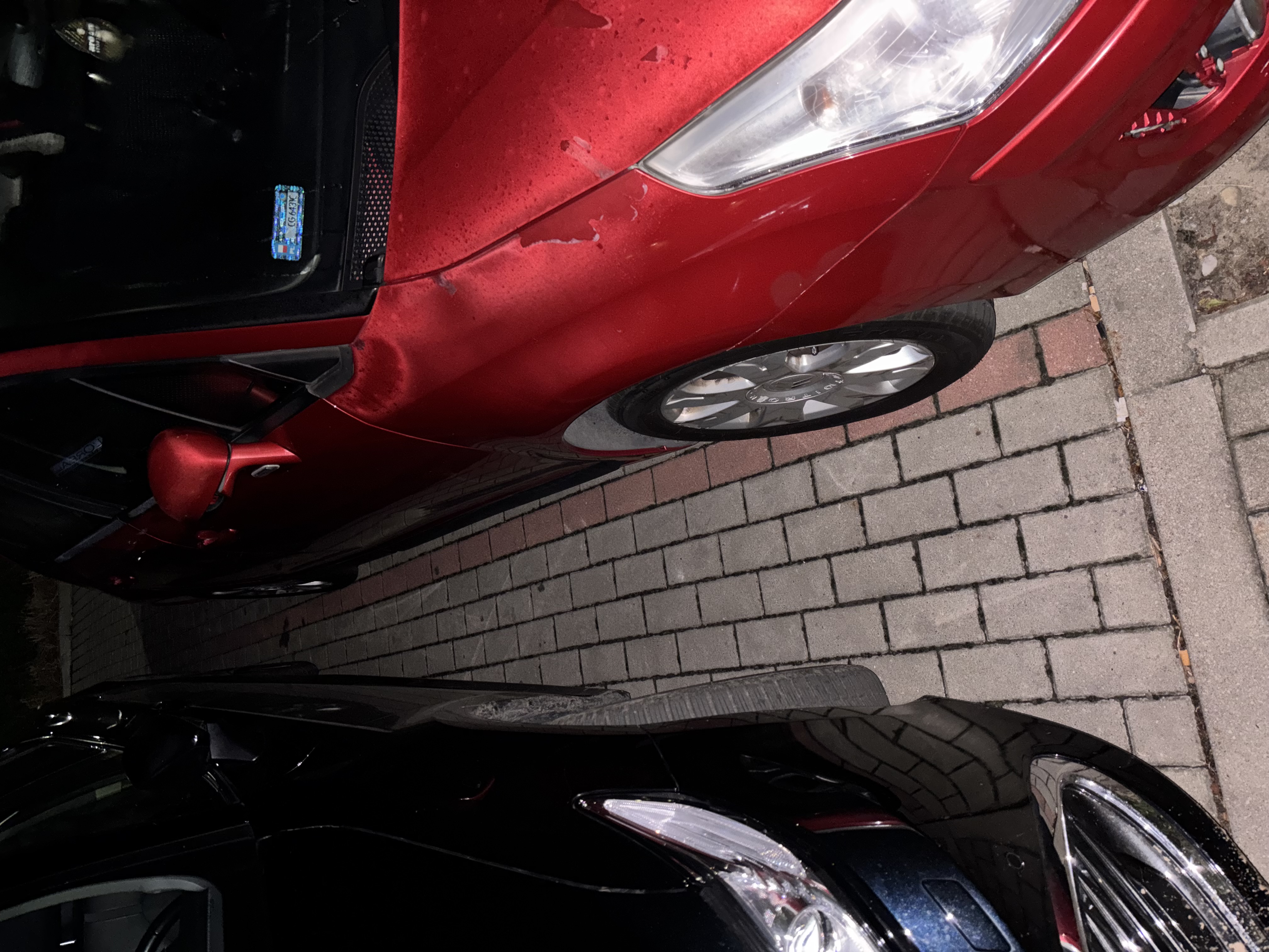 Parking Master en un vehículo con números WL4621V