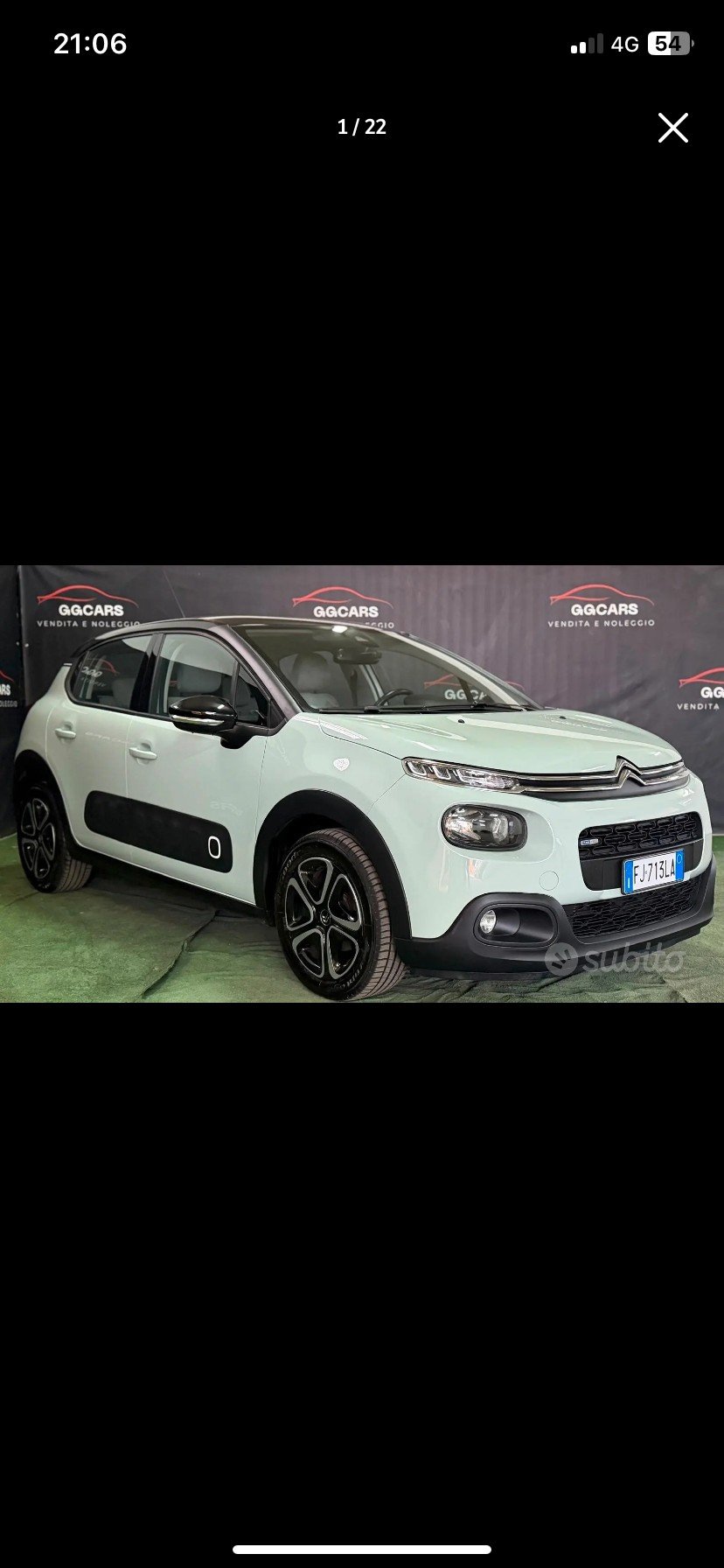 Numer rejestracyjny FJ713LA posiada CITROEN C3 3a serie
