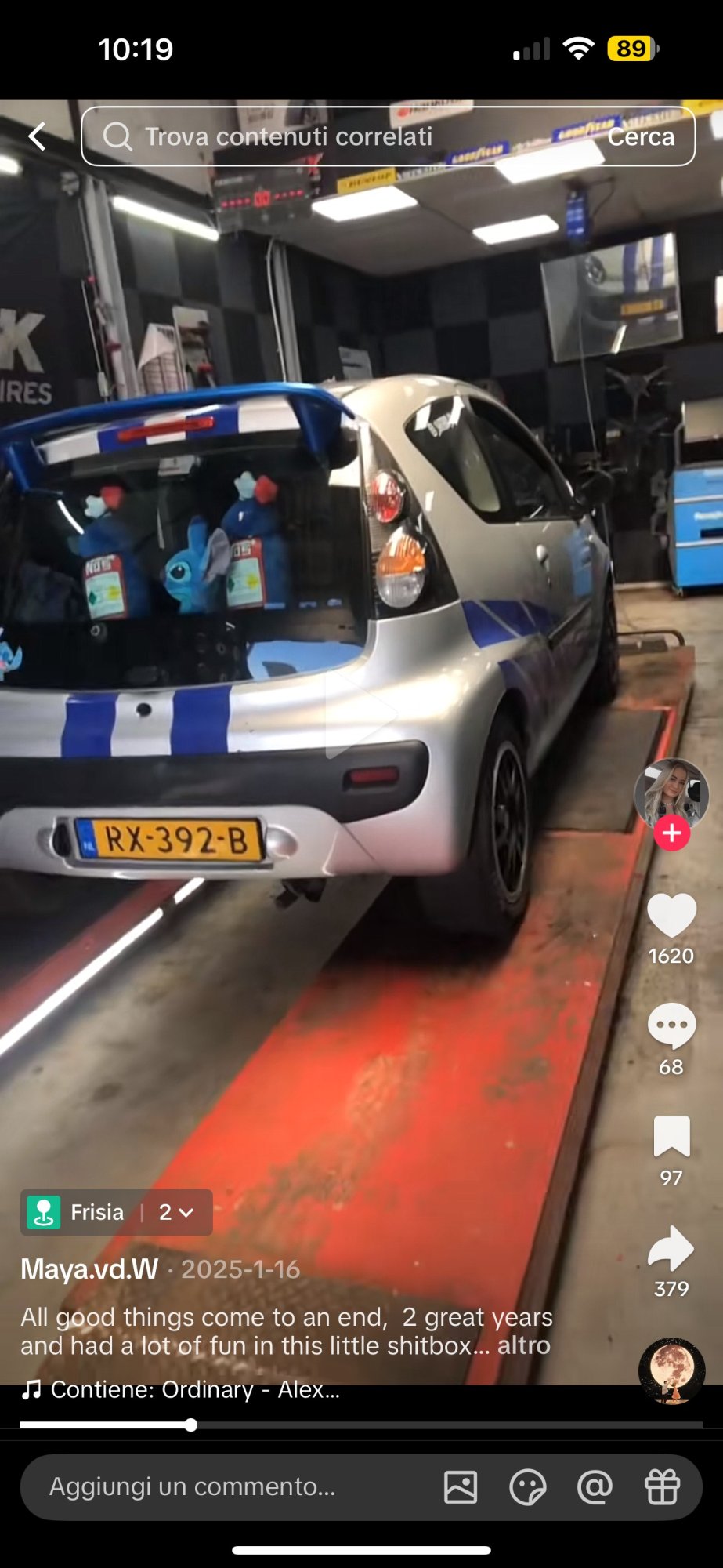 O número de registro RX392B tem CITROEN CITROEN C1