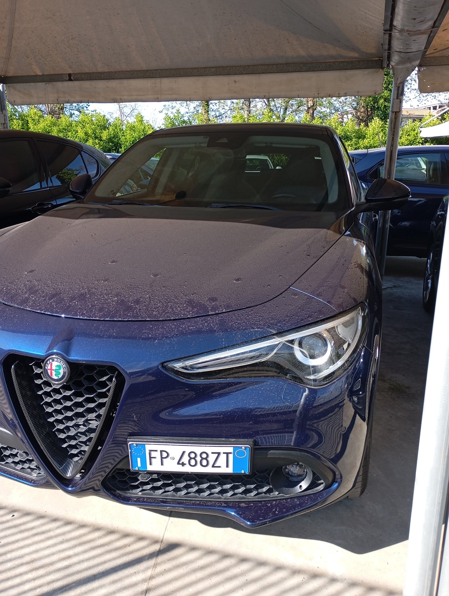Le numéro d’enregistrement FP488ZT a ALFA ROMEO STELVIO