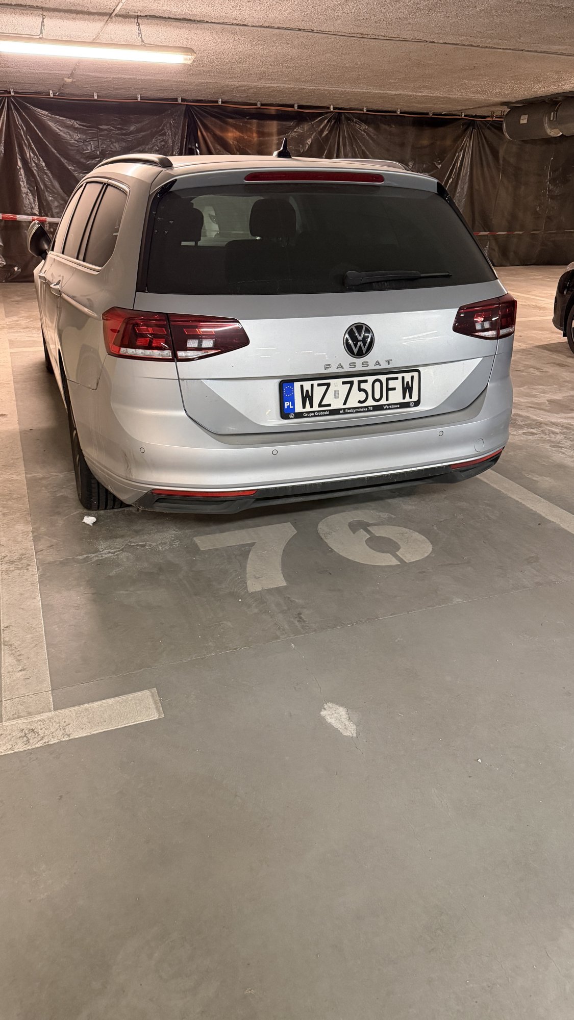 Numer rejestracyjny WZ 750FW posiada VOLKSWAGEN Passat B9 2.0 TDi MR`24 E6EA Elegance - WZ750FW