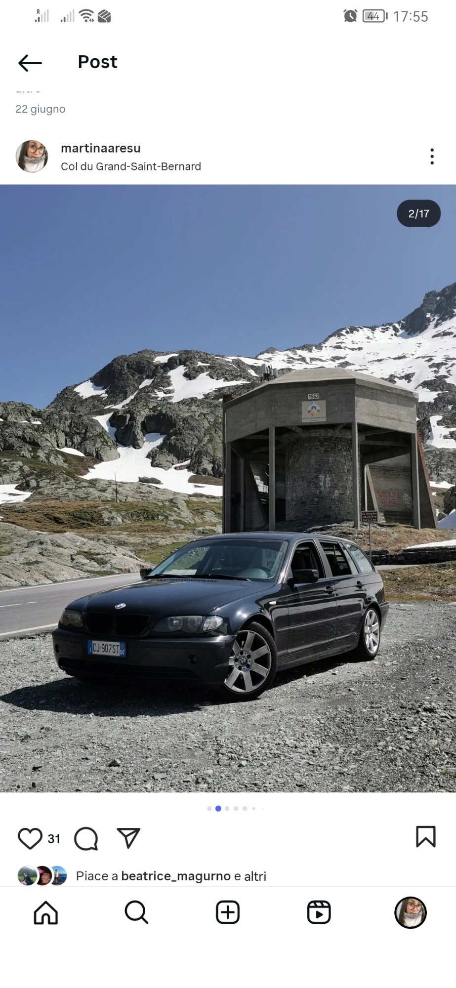 Numer rejestracyjny CJ907ST posiada BMW Serie 3