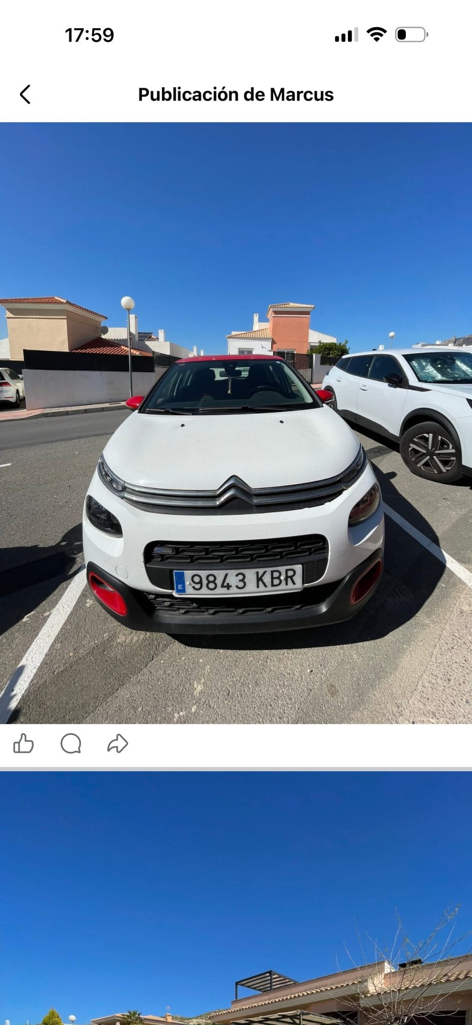 Le numéro d’enregistrement 9843KBR a CITROEN C3