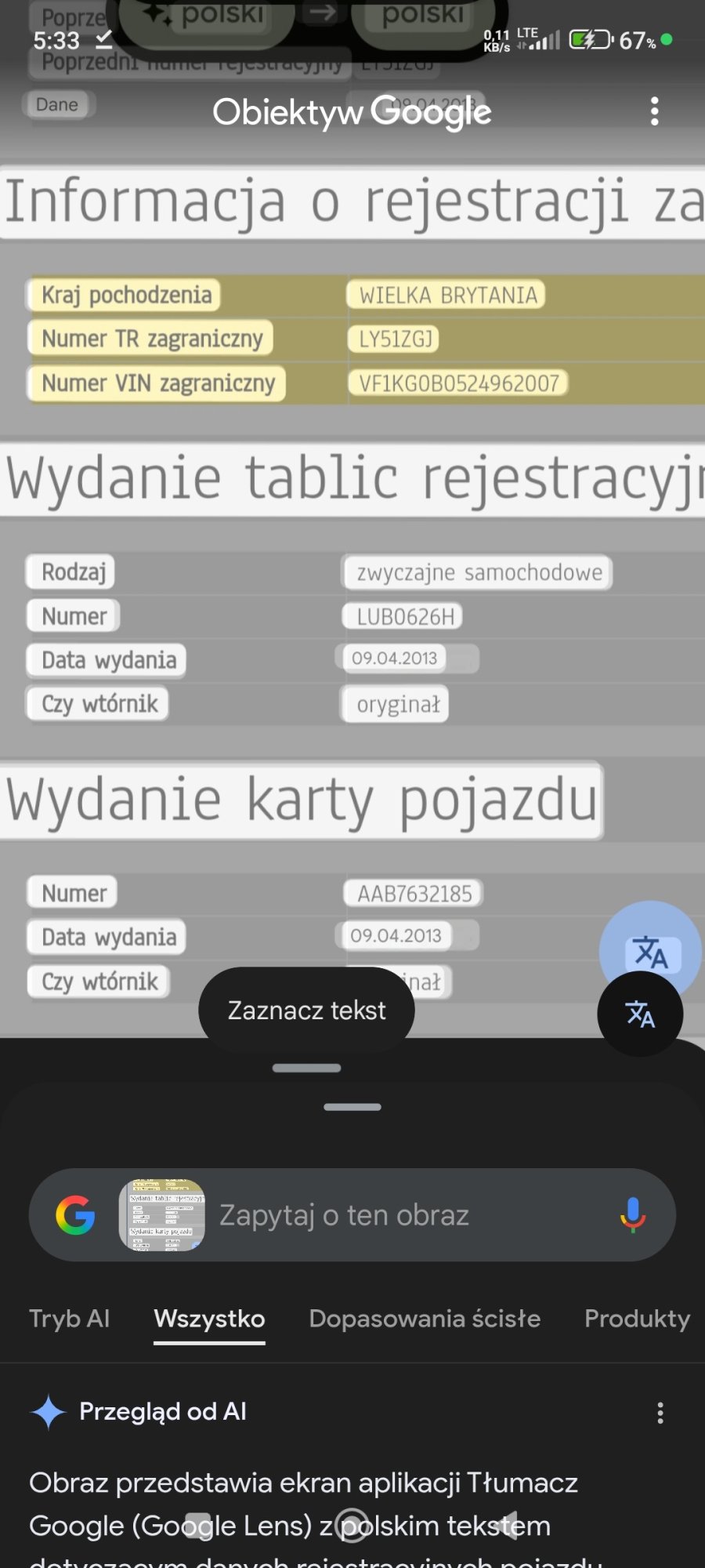 Numer rejestracyjny WRA KY74 posiada SUZUKI Sport./Szosowe od 600 ccm Hayabusa 1300 MR 13 - WRAKY74 Numer rejestracyjny WRA KY74 posiada SUZUKI Sport./Szosowe od 600 ccm Hayabusa 1300 MR 13 - WRAKY74