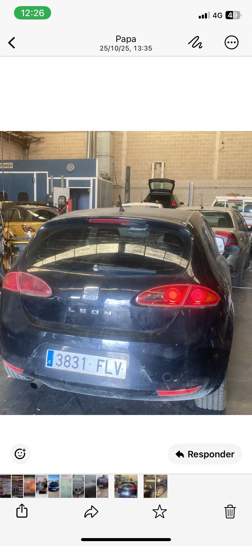 Numer rejestracyjny 3831FLV posiada SEAT LEON