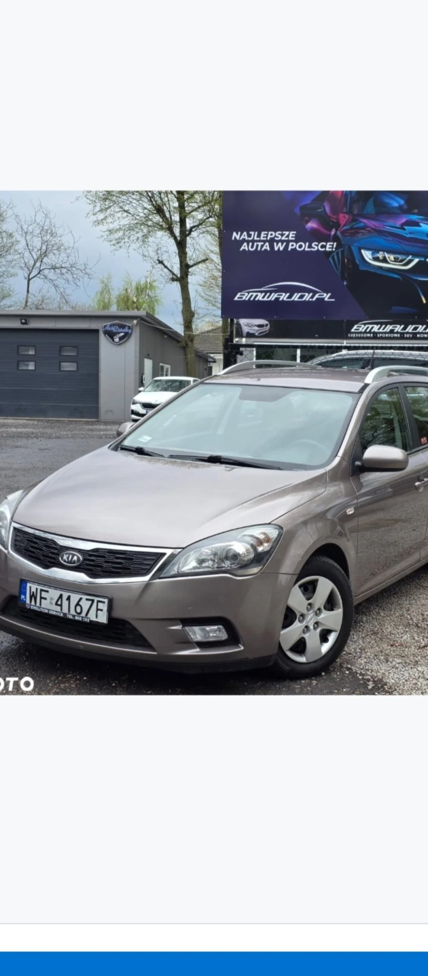 El número de registro WF 4167F tiene KIA Venga 1.6 MR`10 E5 M - WF4167F