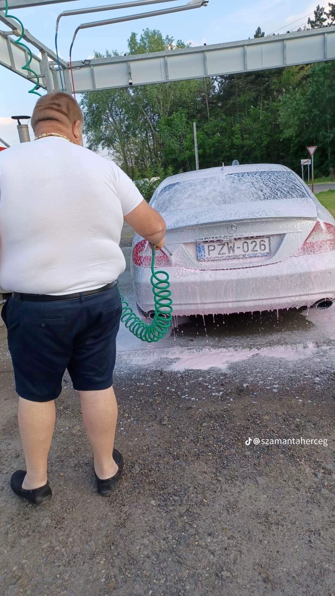 Numer rejestracyjny PZW026 posiada Mercedes 