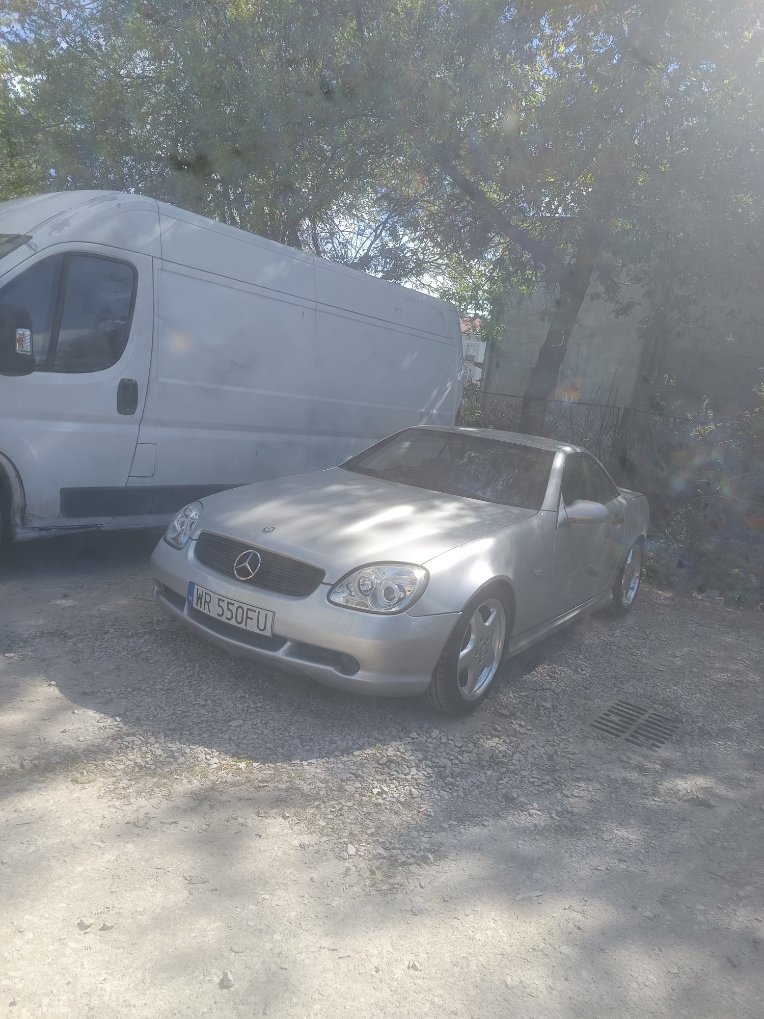 Il numero di registrazione WR 550FU ha MERCEDES-BENZ SLK 230 Kat. MR`96 170 Kompressor - WR550FU