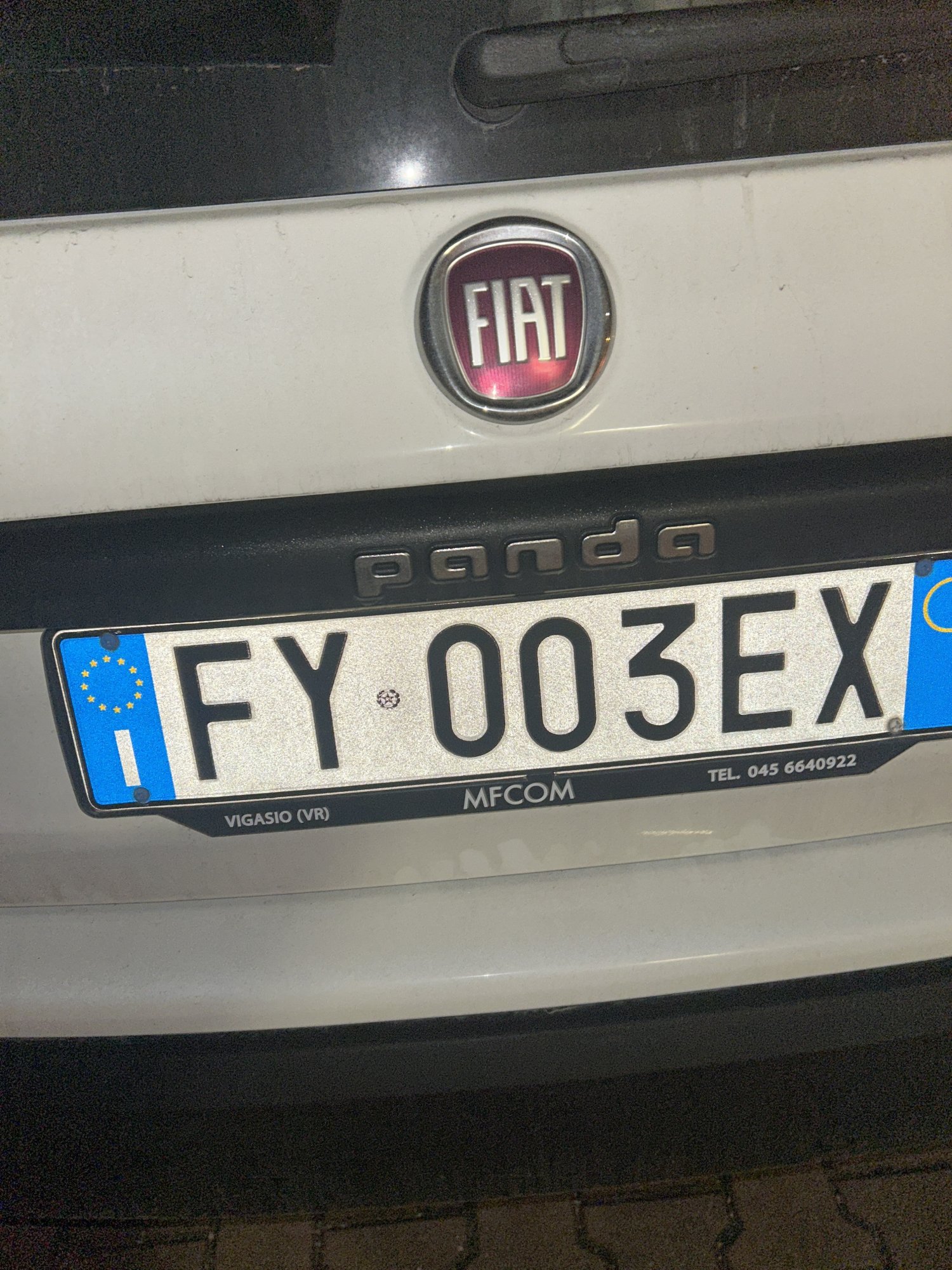 Numer rejestracyjny FY003EX posiada FIAT Panda 3a serie Numer rejestracyjny FY003EX posiada FIAT Panda 3a serie