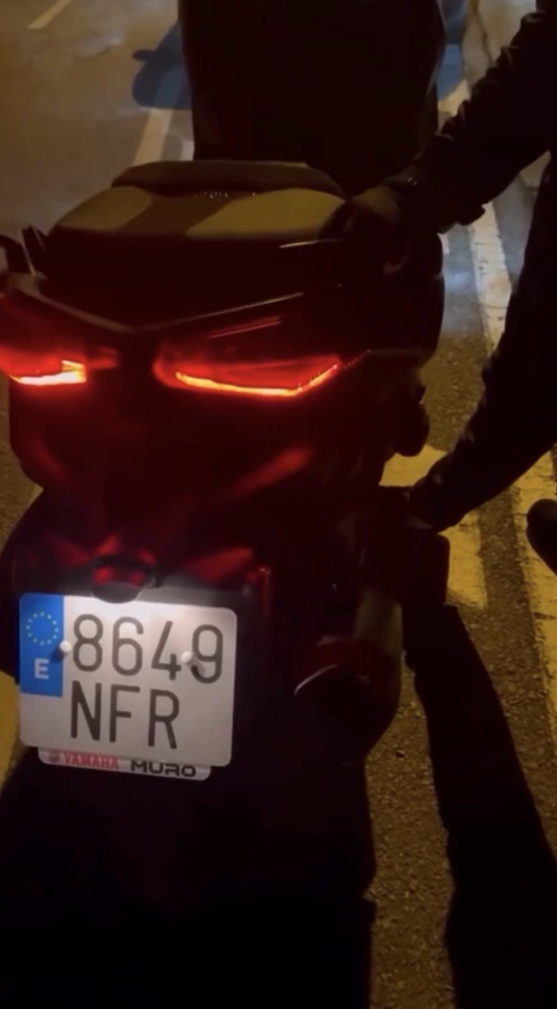 Numer rejestracyjny 8649NFR posiada YAMAHA YP 125 MAJESTY