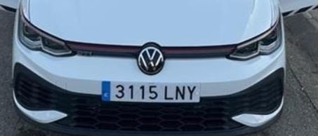 Numer rejestracyjny 3115LNY posiada VOLKSWAGEN GOLF