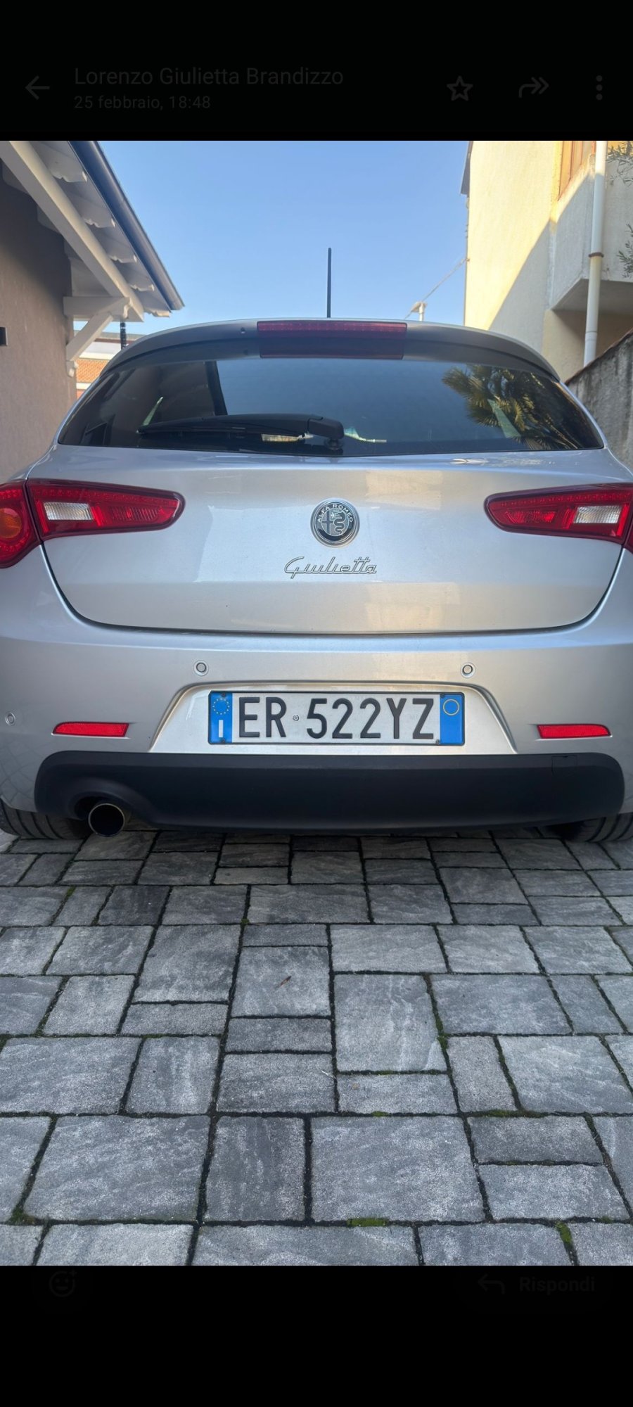 Numer rejestracyjny ER522YZ posiada ALFA ROMEO Giulietta