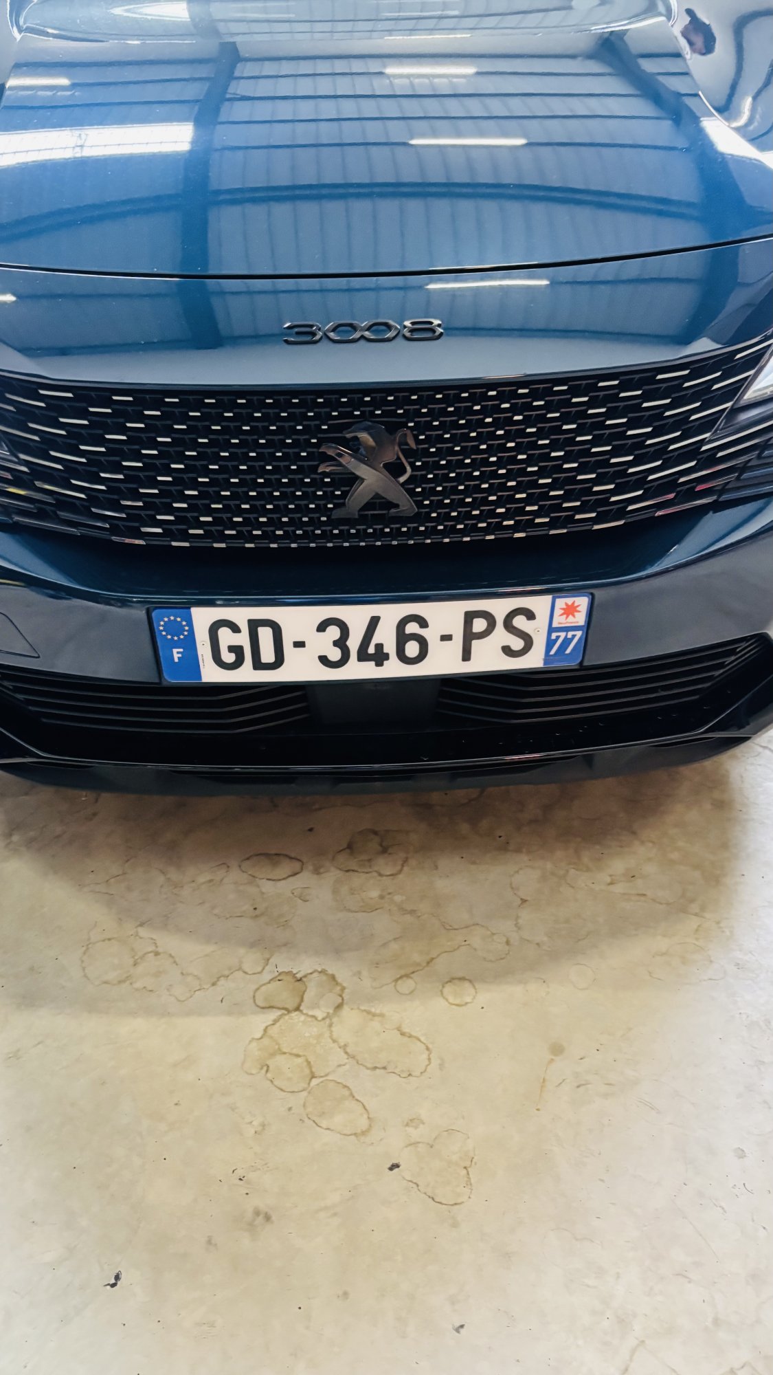 Registreringsnummeret GD346PS har PEUGEOT 3008