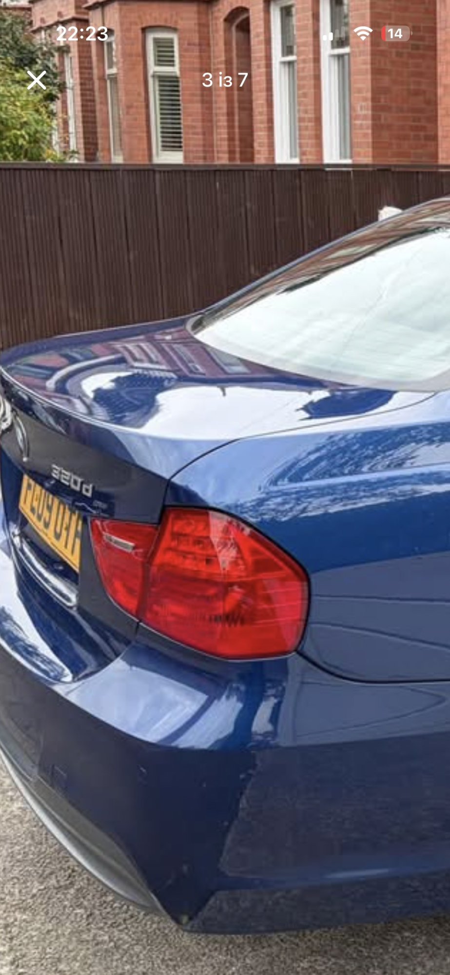 Numer rejestracyjny YE09ZDF posiada BMW 3 Series 320d