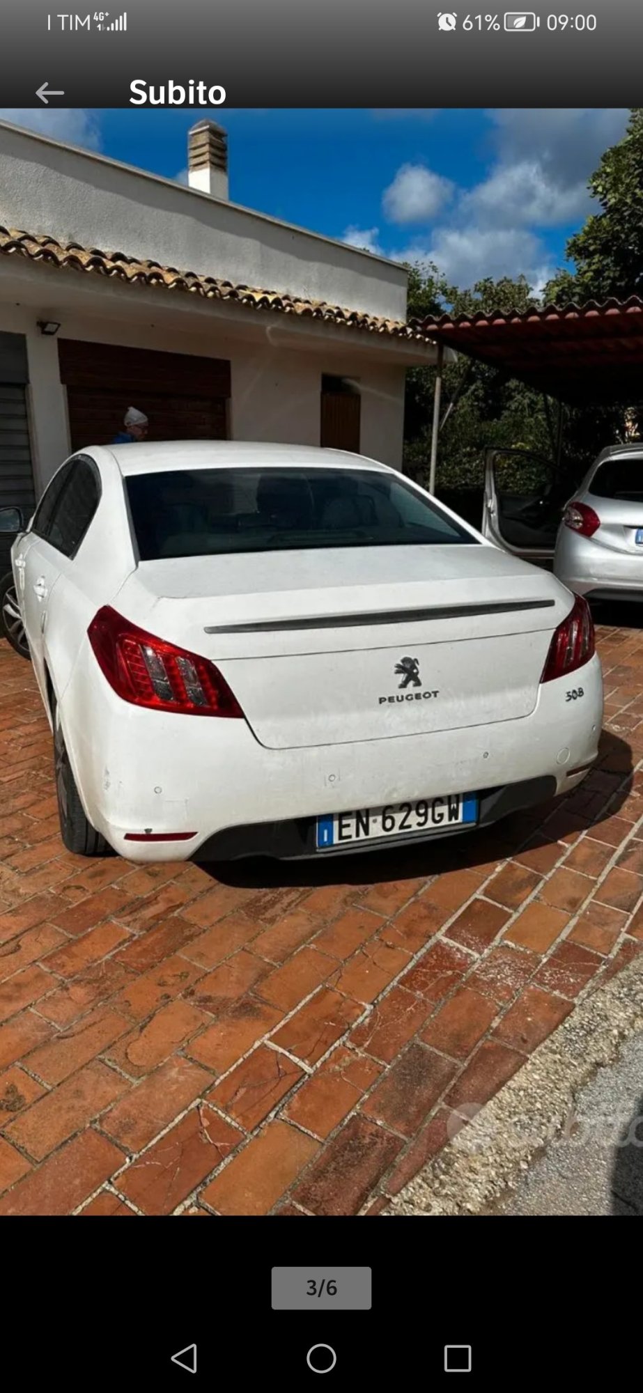 Numer rejestracyjny EN629GW posiada PEUGEOT 508 1a serie