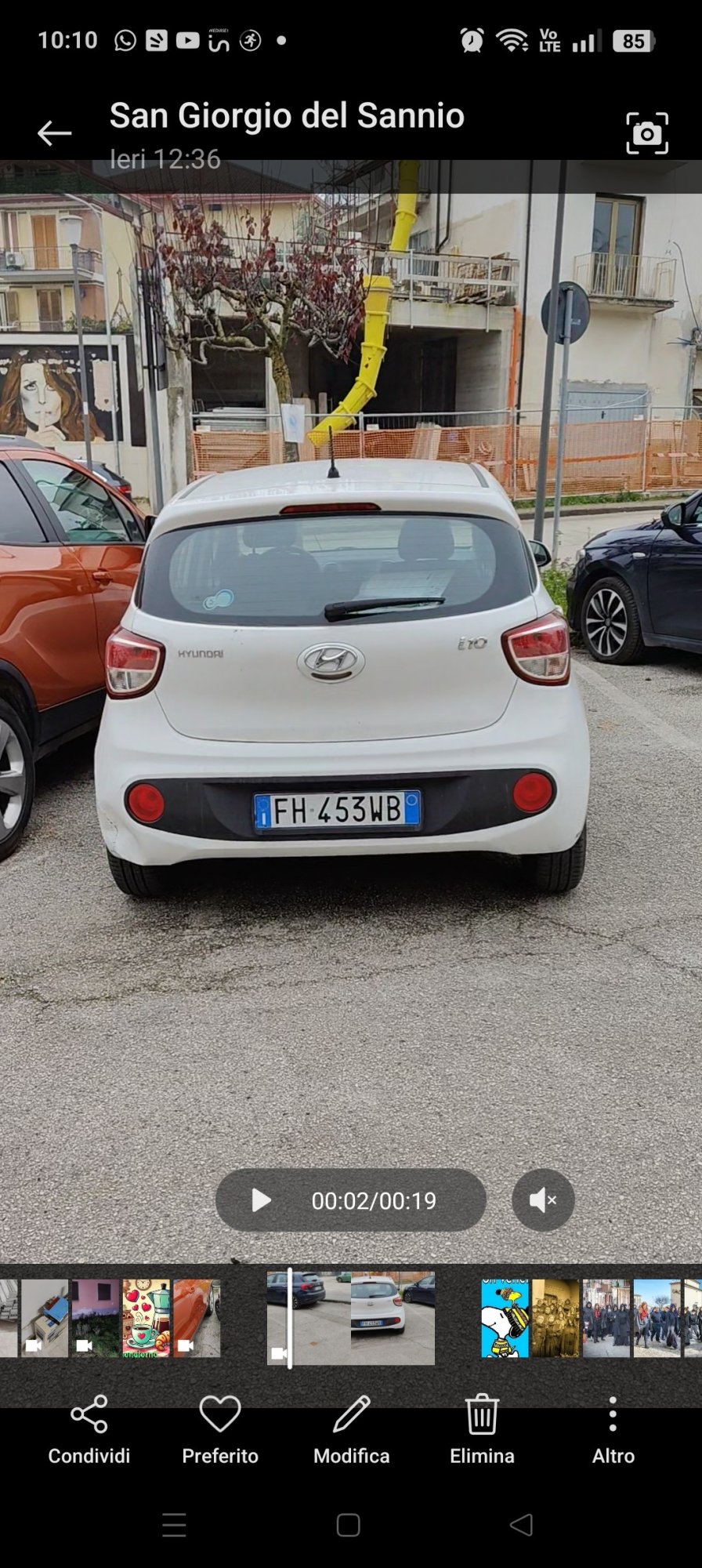 Numer rejestracyjny FH453WB posiada HYUNDAI i10 2a serie Numer rejestracyjny FH453WB posiada HYUNDAI i10 2a serie