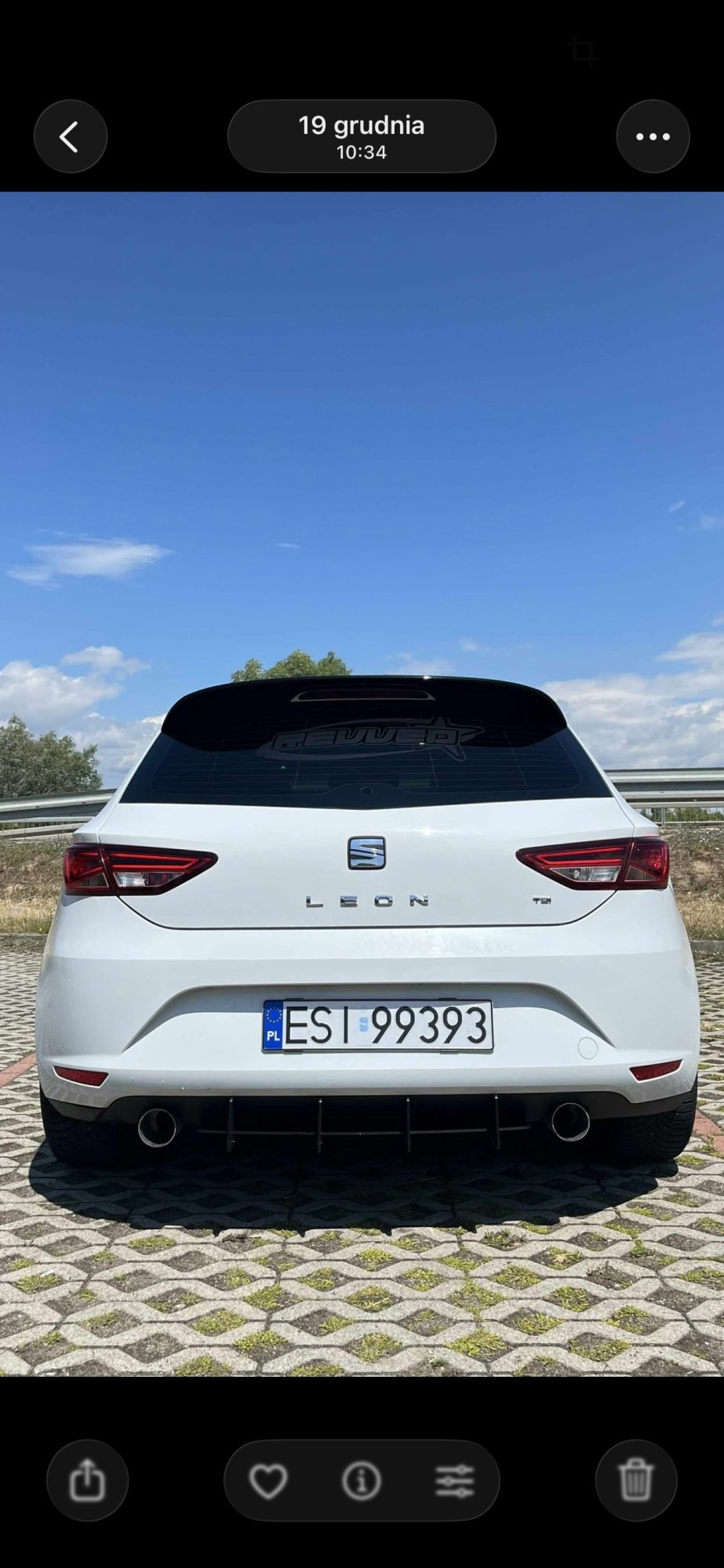 Numer rejestracyjny ESI 99393 posiada SEAT Ibiza 1.6 TDI-CR MR`12 E5 6J FR - ESI99393