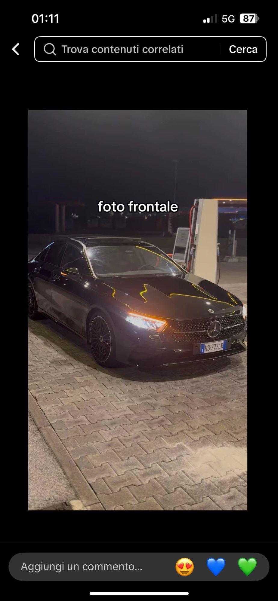 Numer rejestracyjny HB777LR posiada MERCEDES Classe A Numer rejestracyjny HB777LR posiada MERCEDES Classe A