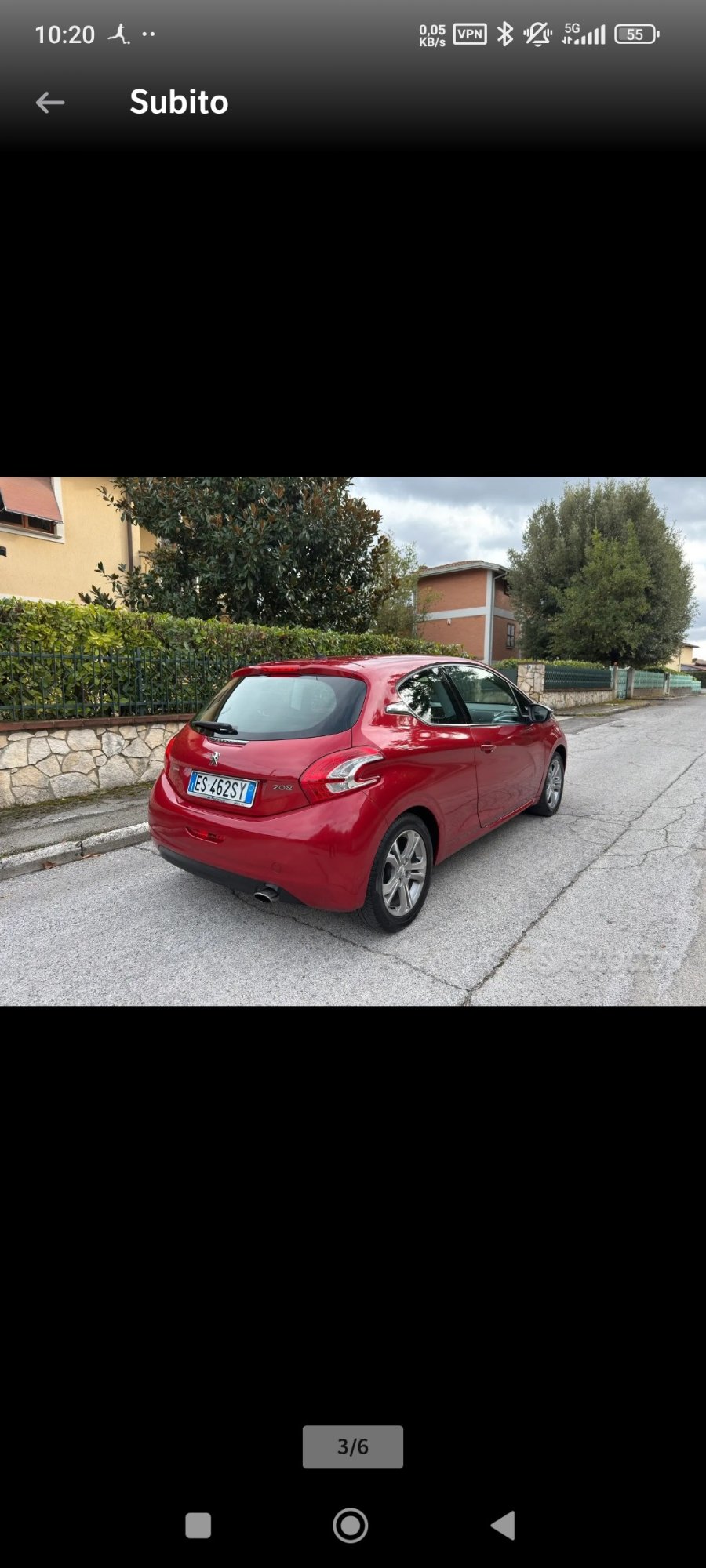 Numer rejestracyjny ES462SY posiada PEUGEOT 208 1o serie