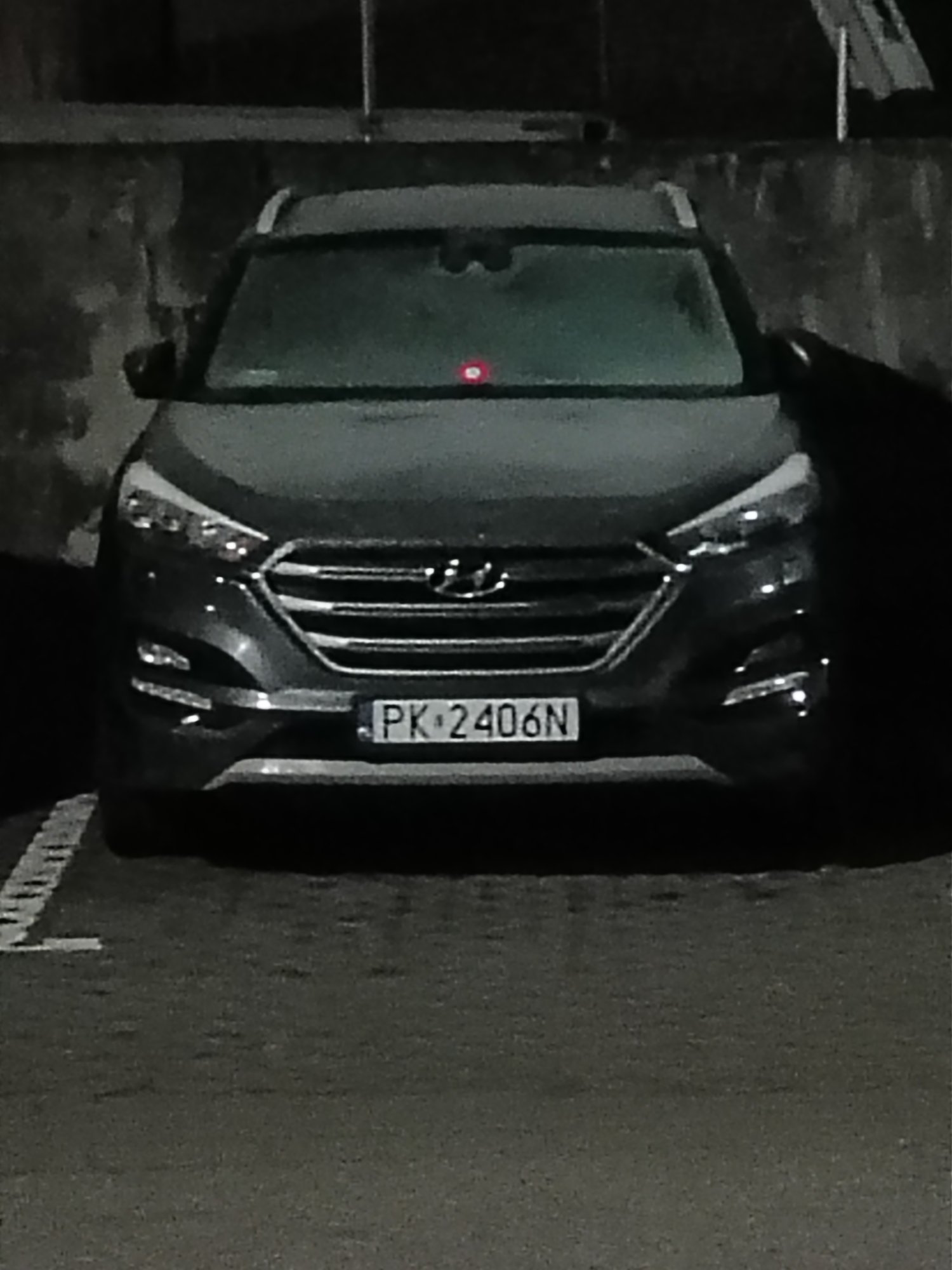 Numer rejestracyjny PK 2406N posiada HYUNDAI TUCSON - PK2406N