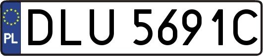Znaleziono tablicę rejestracyjną o numerach DLU5691C