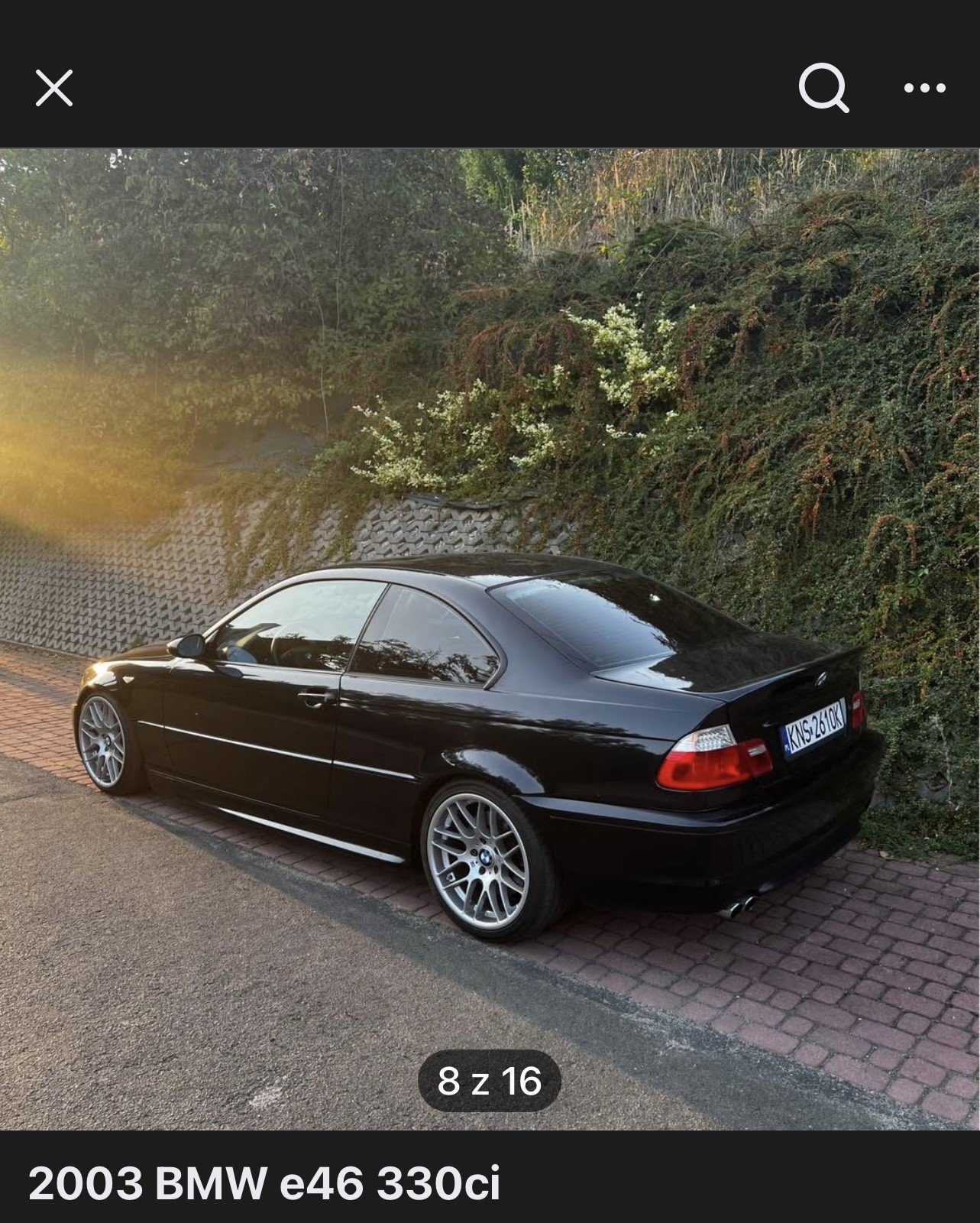 Numer rejestracyjny KNS 2610K posiada BMW 330i Coupe Kat. MR`02 E3 E46 Ci - KNS2610K