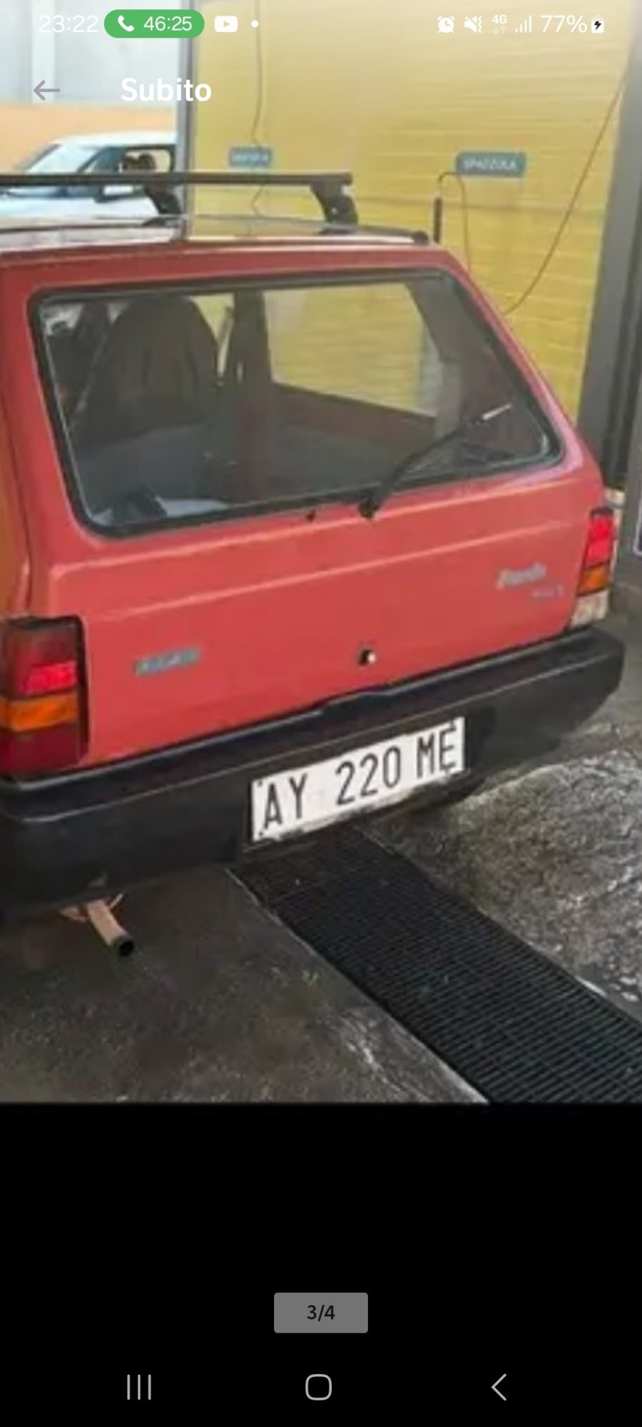 Numer rejestracyjny AY220ME posiada FIAT Panda 1a serie Numer rejestracyjny AY220ME posiada FIAT Panda 1a serie