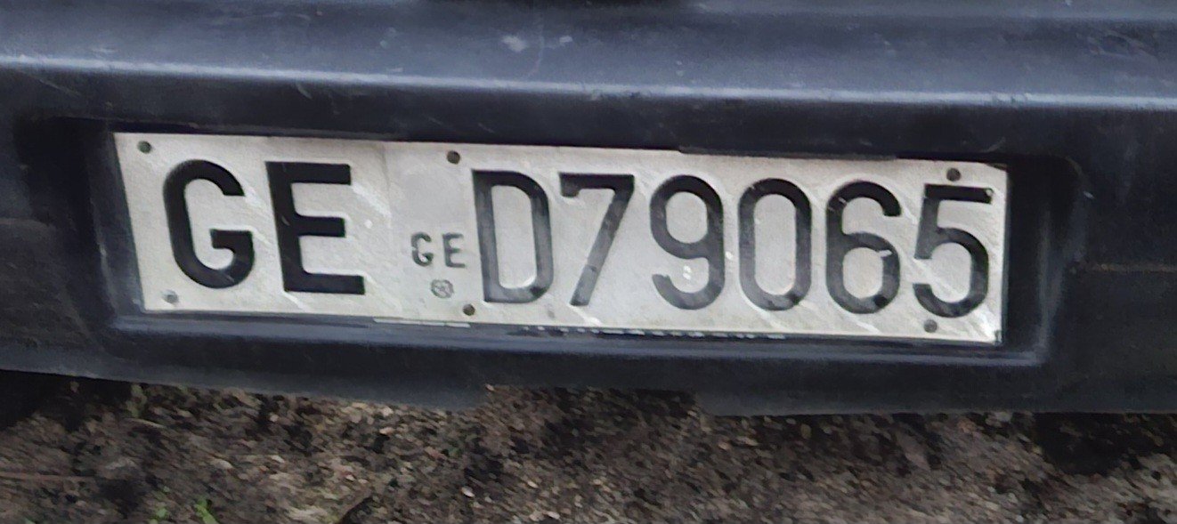 Numer rejestracyjny GED79065 posiada  