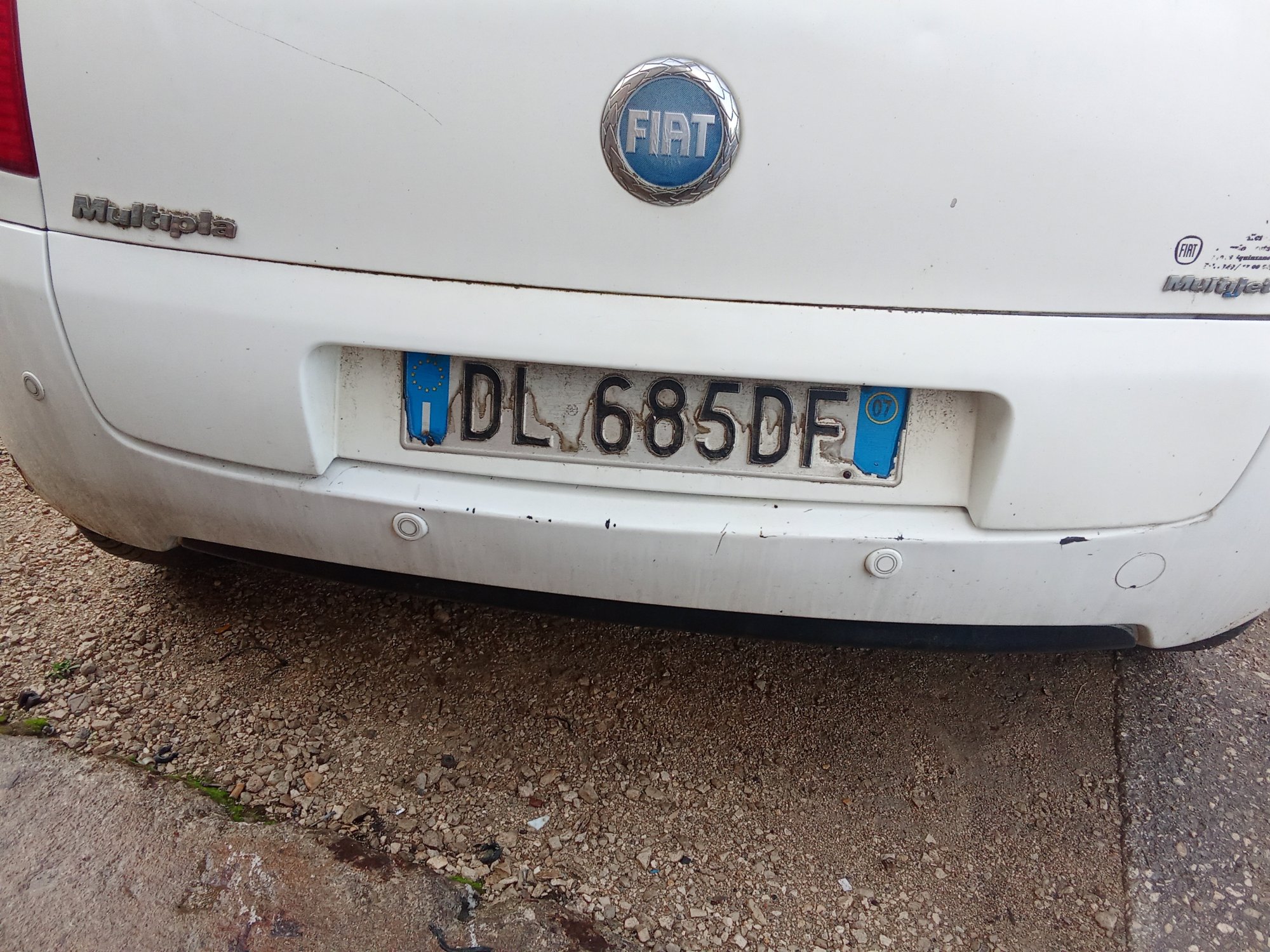 Numer rejestracyjny DL685DF posiada FIAT Multipla 2a serie