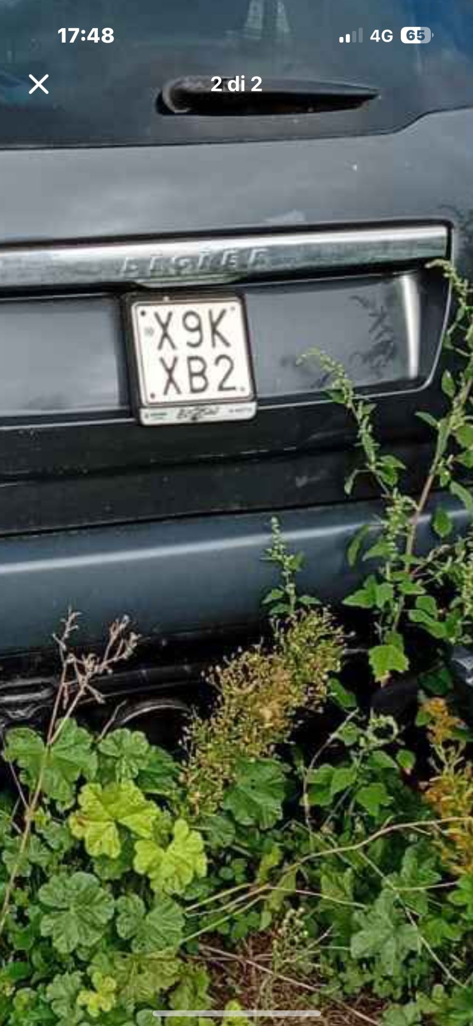 Numer rejestracyjny X9KXB2 posiada ROVER 