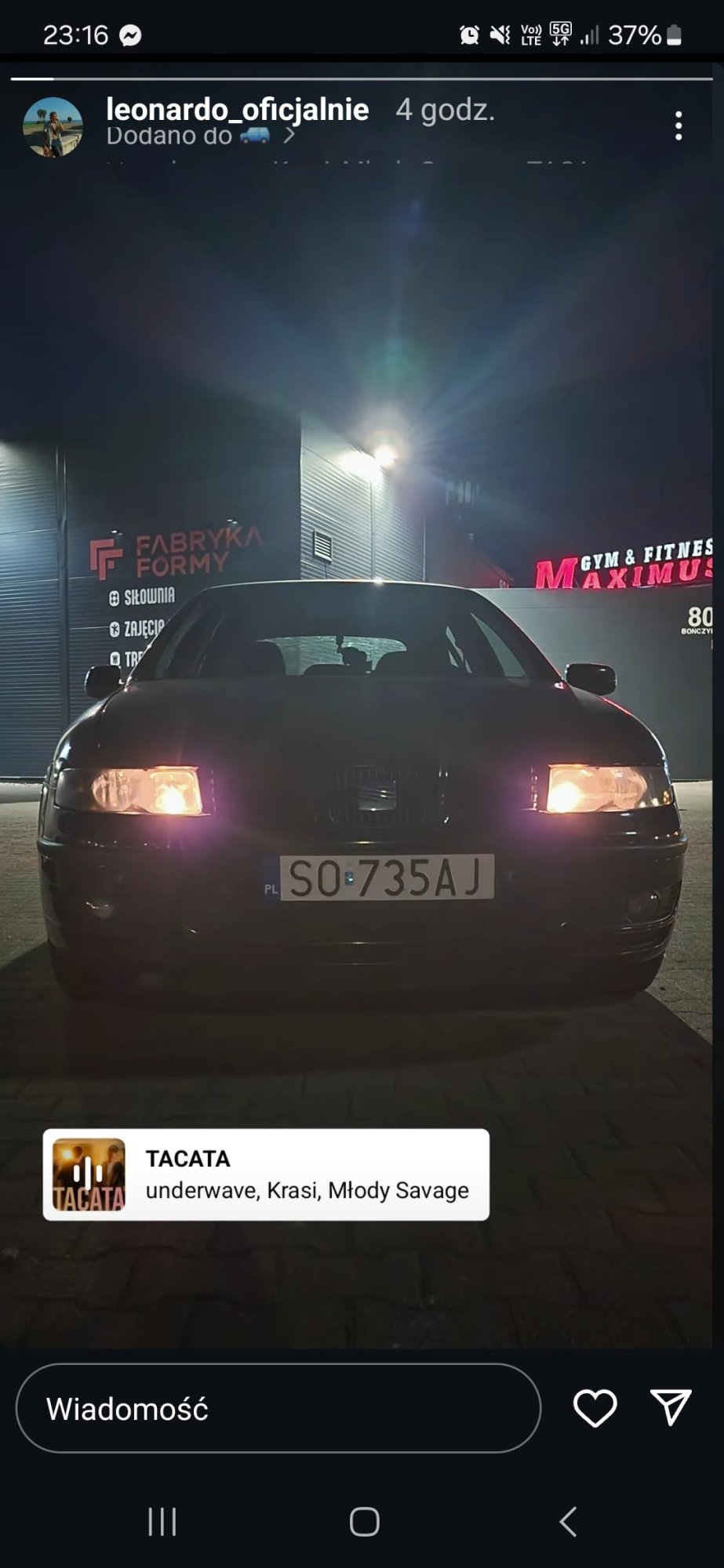 Numer rejestracyjny SO 735AJ posiada SEAT Leon 1.6 MR`99 E3 1M Stella Cool - SO735AJ