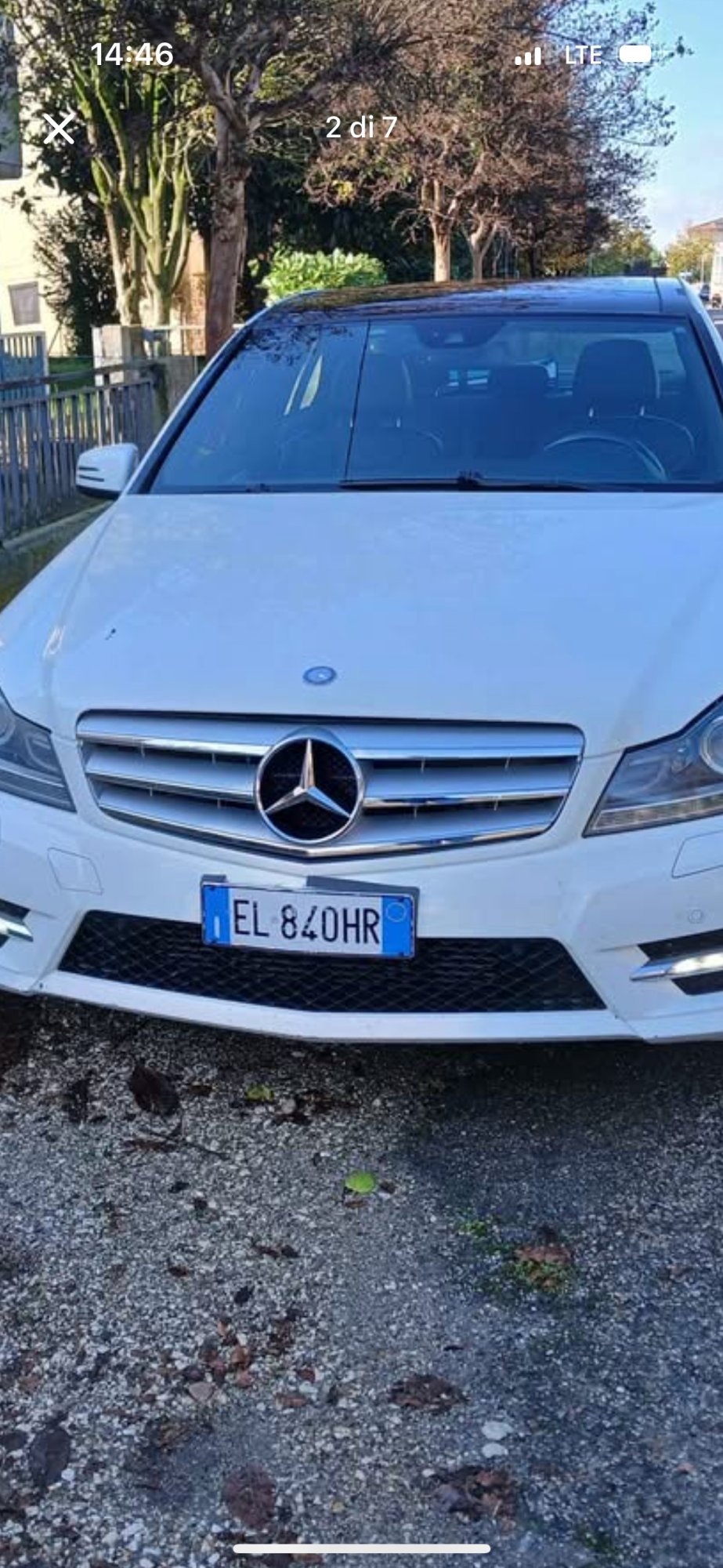 Il numero di registrazione EL840HR ha MERCEDES-BENZ C 250 CDI 4MATIC