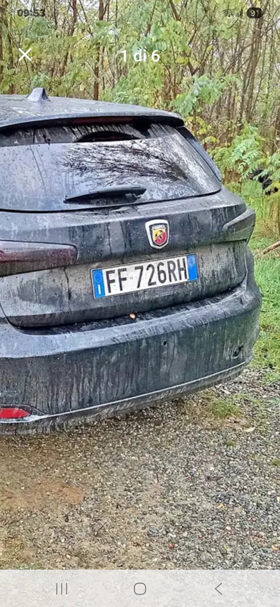 Numer rejestracyjny FF726RH posiada FIAT Tipo